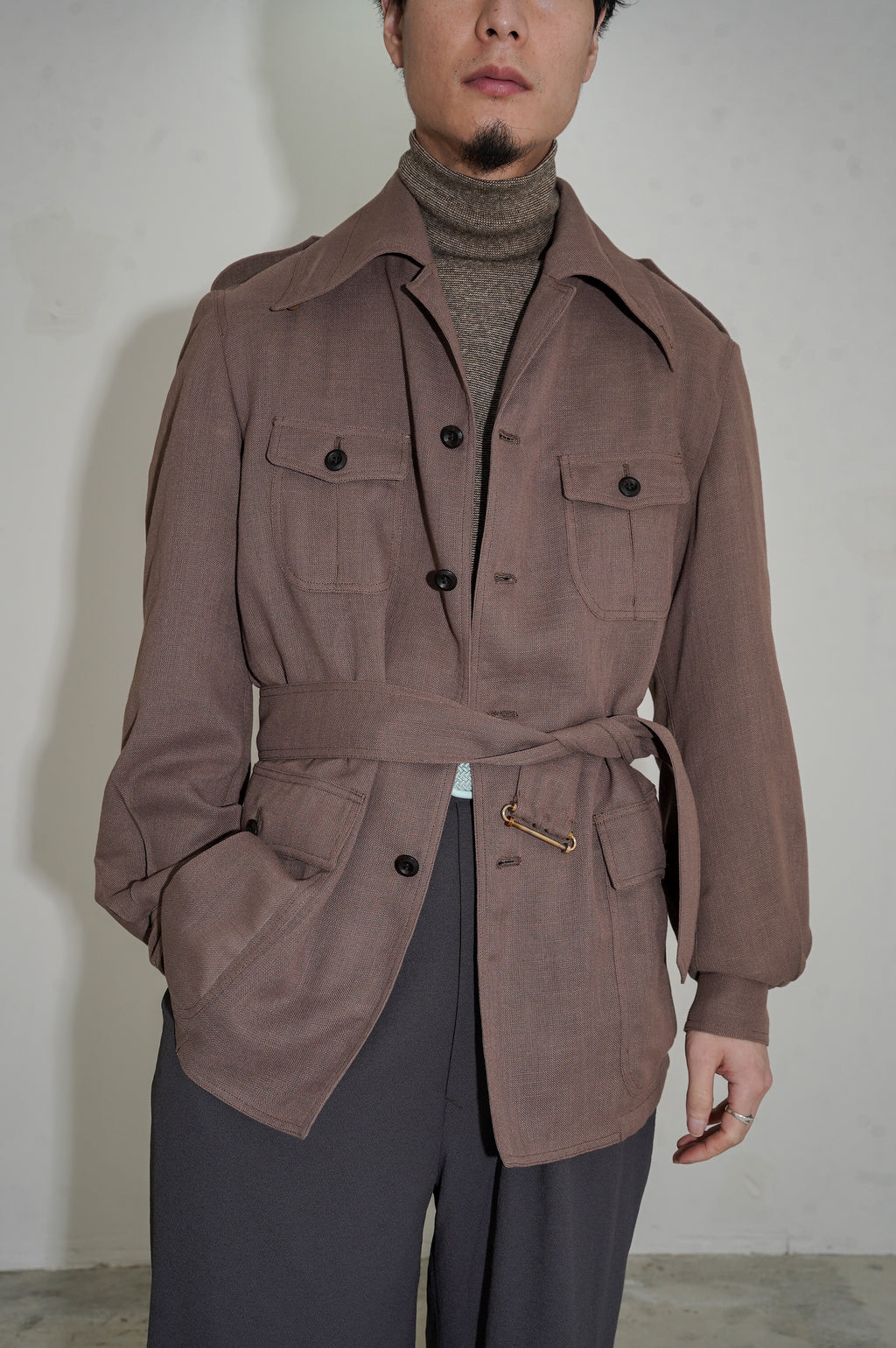 m's braque "SAFARI JACKET" [MOCHA]