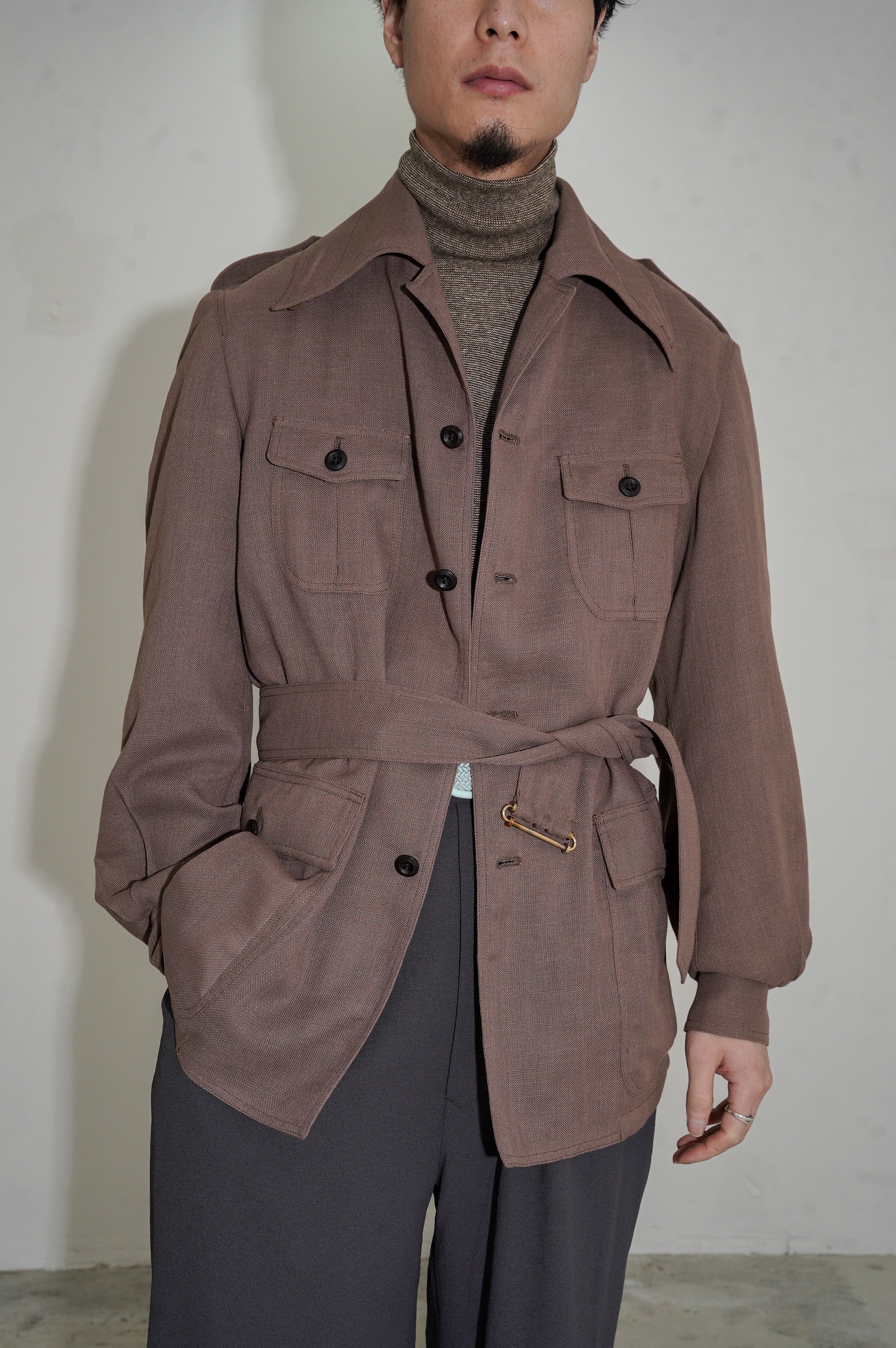m's braque "SAFARI JACKET" [MOCHA]