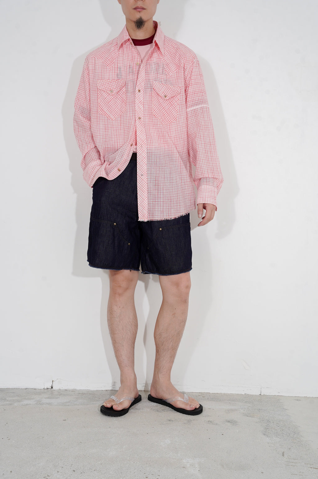 MAATEE&SONS "GUPTA WESTERN with ELEPHANT" [WHITE×RED]