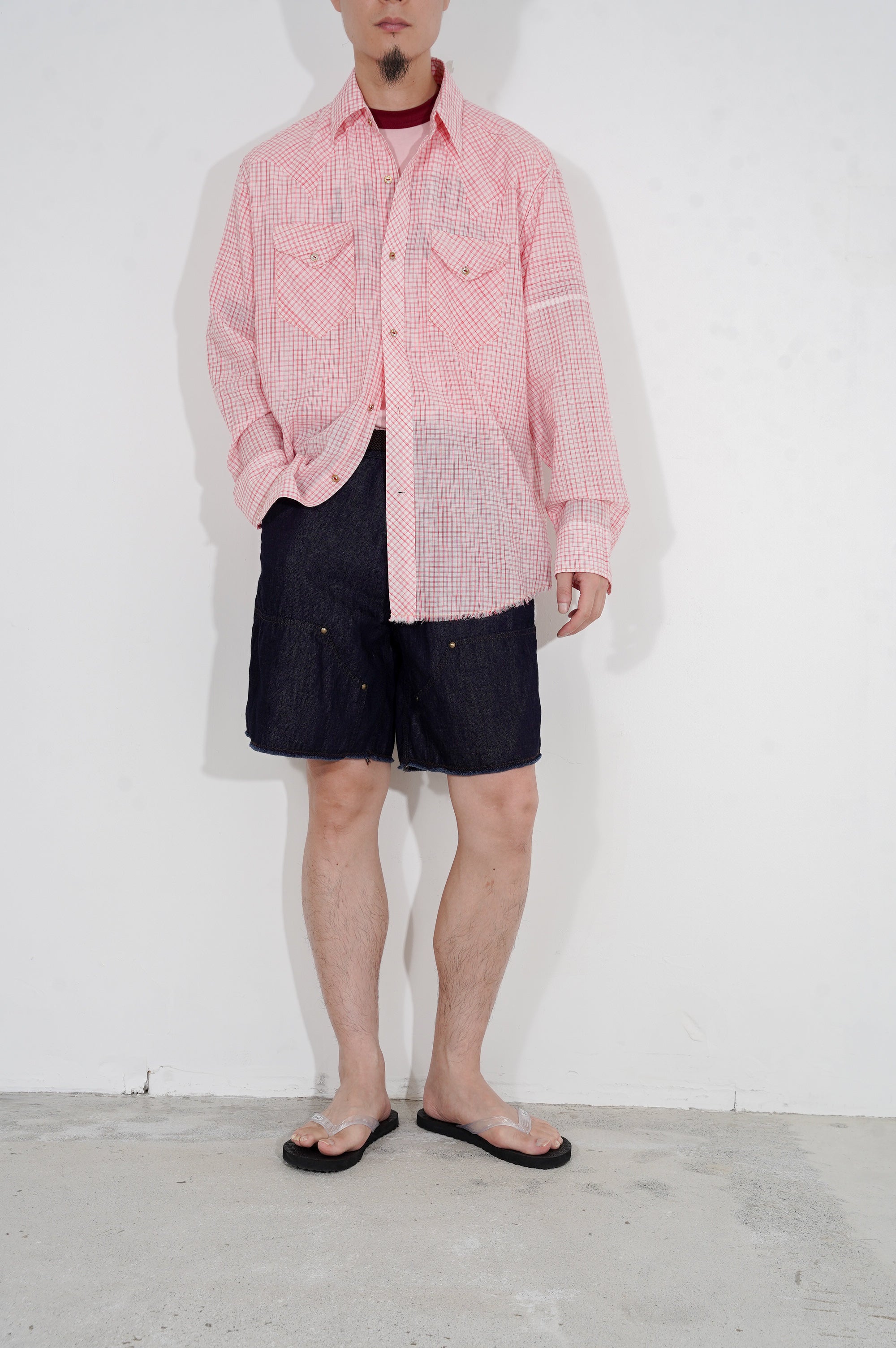 MAATEE&SONS "GUPTA WESTERN with ELEPHANT" [WHITE×RED]