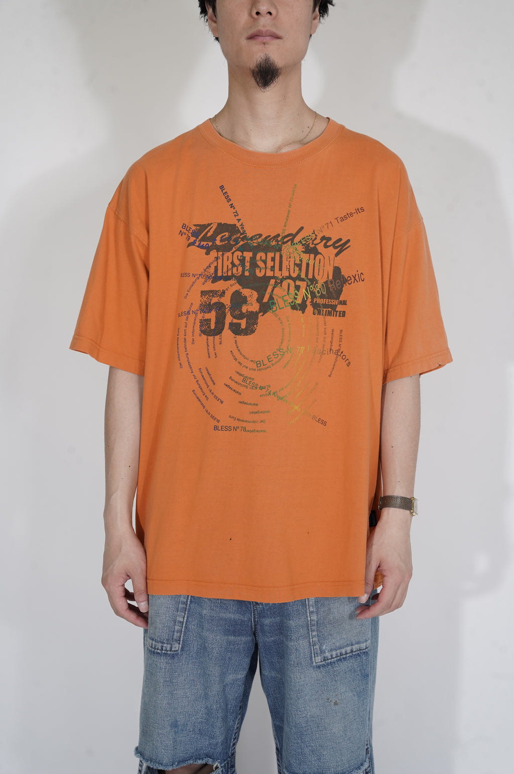 BLESS "Multicollection Vintage T-shirts" [ORANGE]