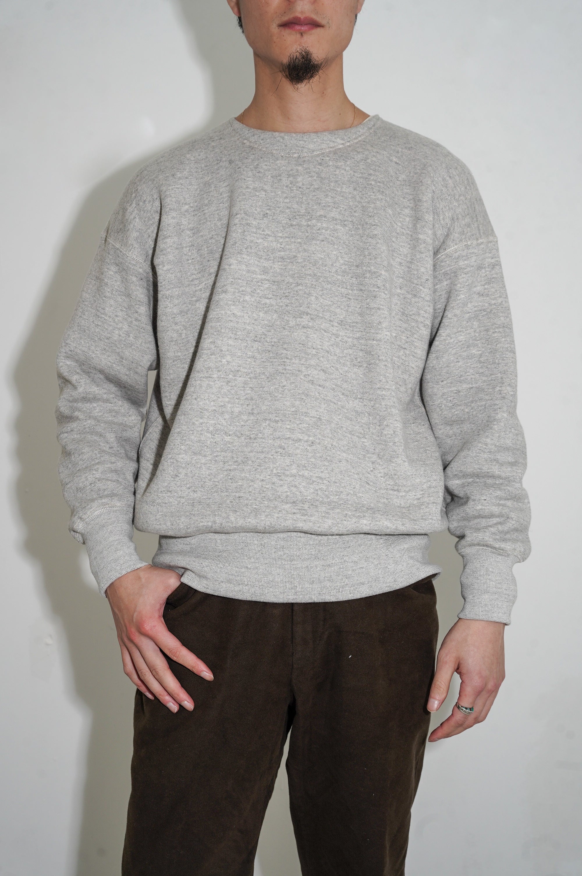Olde Homesteader "Crew Neck Long Sleeve" [Top Gray]