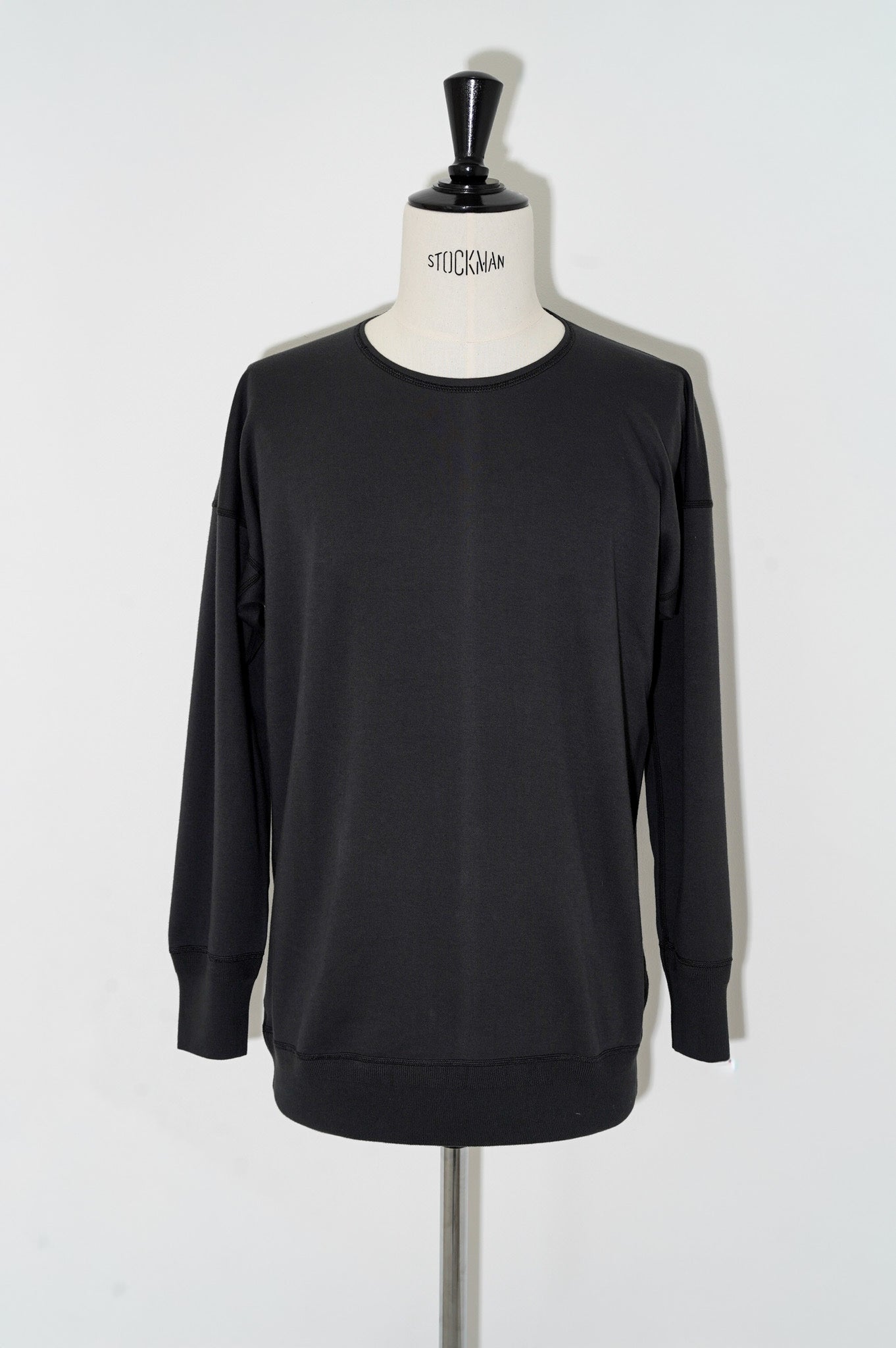 Olde Homesteader "INTERLOCK CREW NECK LONG SLEEVE" [O.W.BLACK]