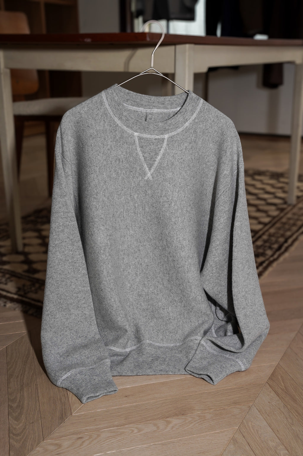 MEIAS "PURE CASHMERE SWEAT PO" [T.GRAY]