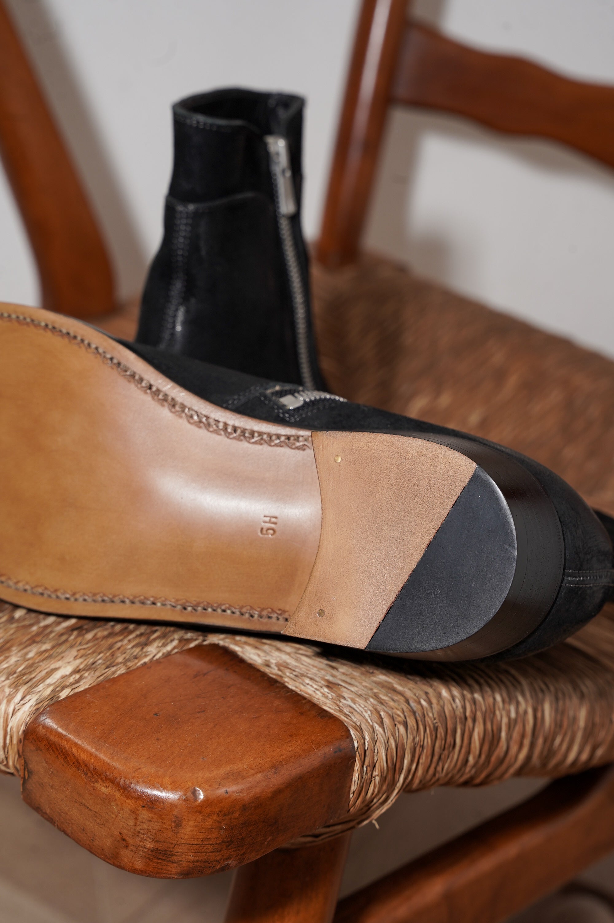 Post Production "Side Zip Boots" [BLACK]