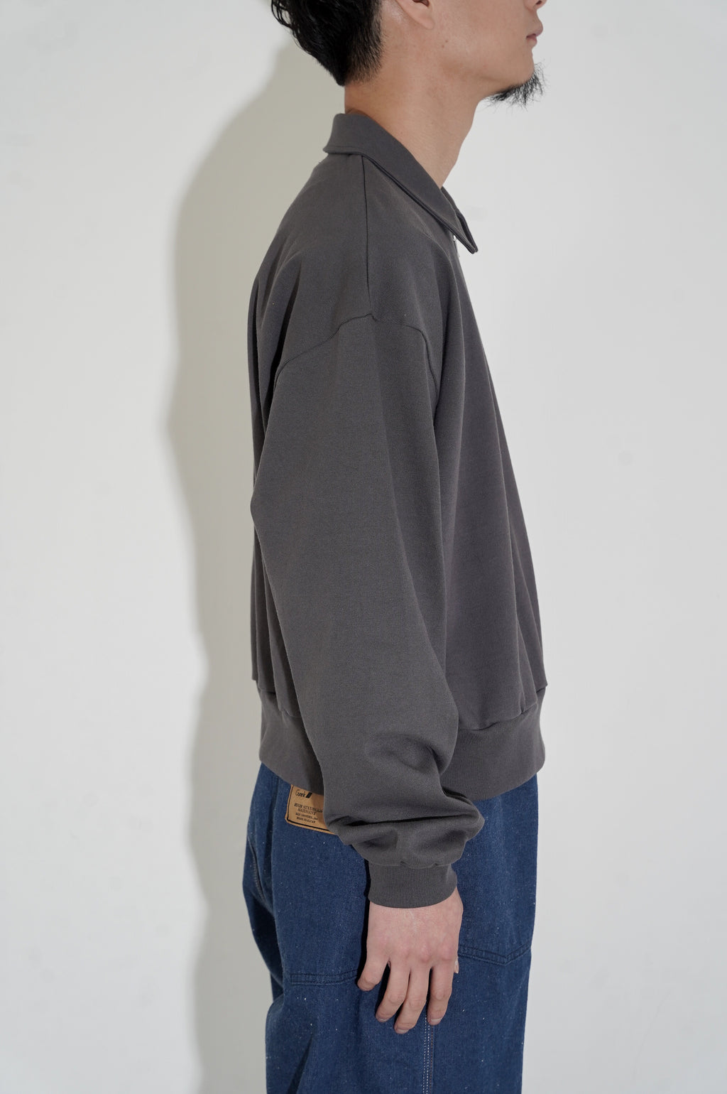 REVERBERATE "HALF ZIP JERSEY" [DARK GRAY]