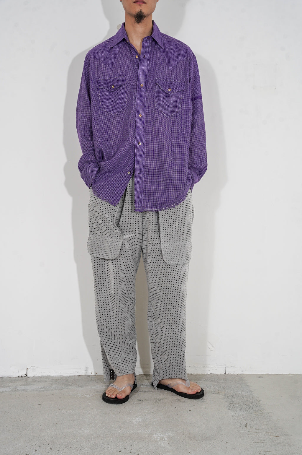 MAATEE&SONS "GUPTA WESTERN with ELEPHANT" [PURPLE]