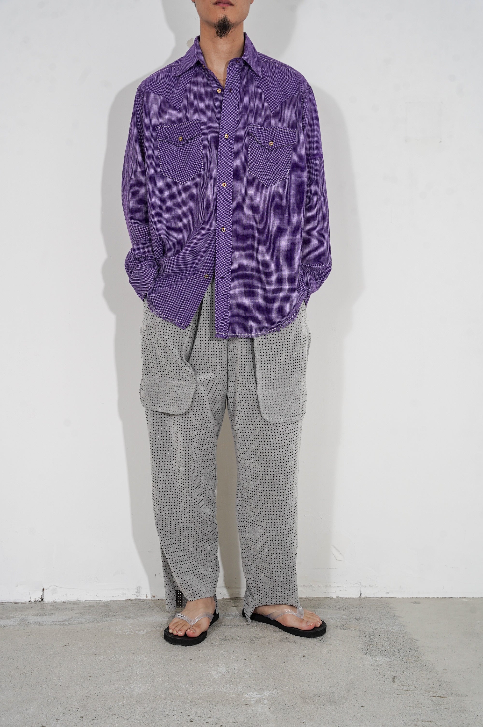 MAATEE&SONS "GUPTA WESTERN with ELEPHANT" [PURPLE]