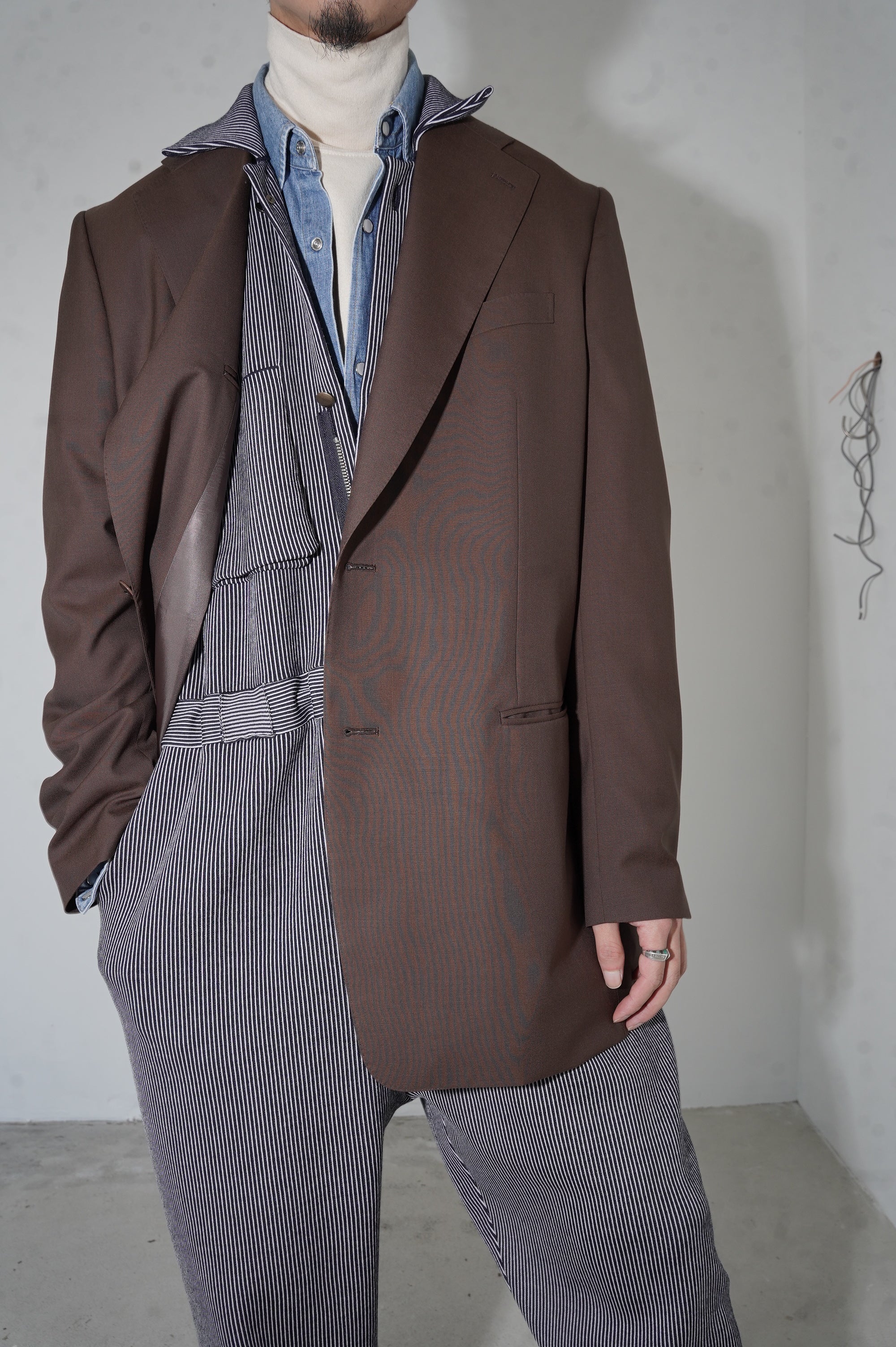 MEIAS "HICKORY KNIT COVERALL" [HICKORY]