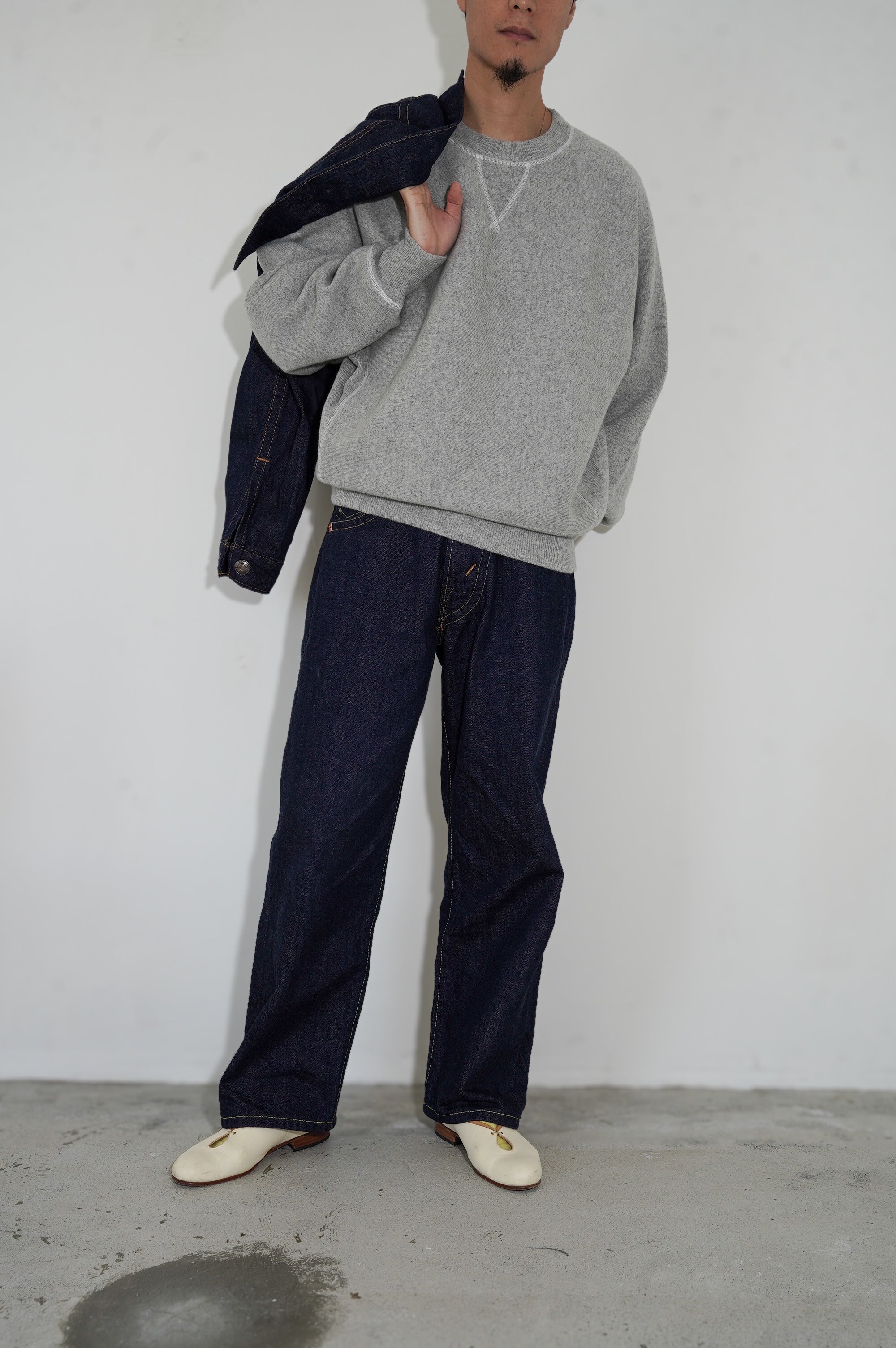 MEIAS "PURE CASHMERE SWEAT PO" [T.GRAY]
