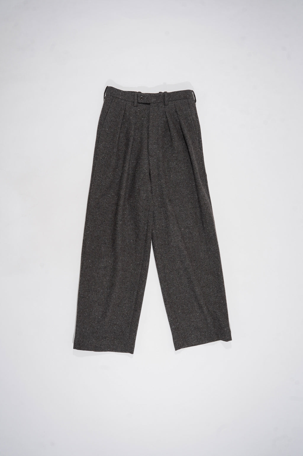 m's braque "TUCKED BAGGY PANTS" [MOCHA GREY]