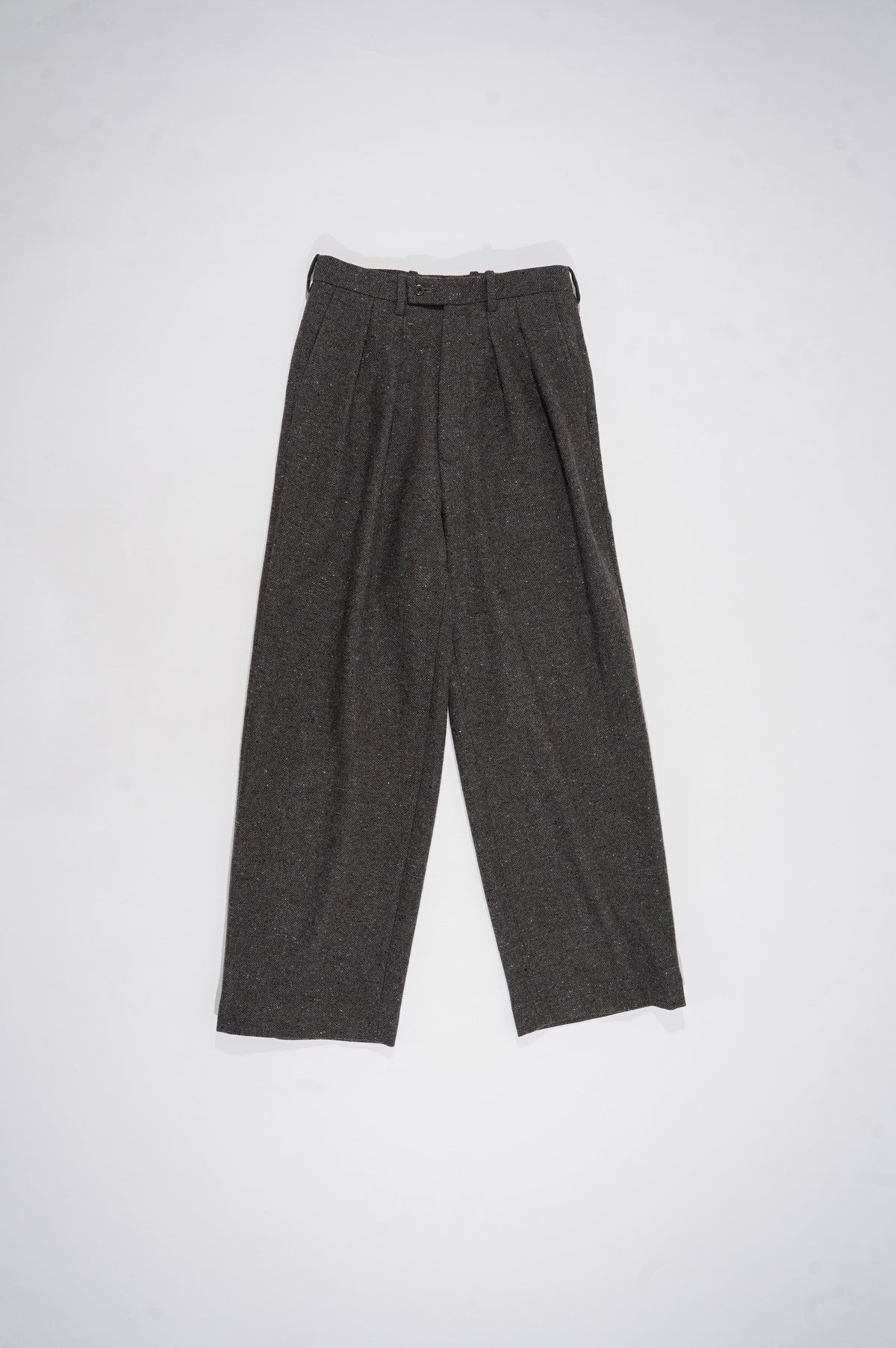 m's braque "TUCKED BAGGY PANTS" [MOCHA GREY]