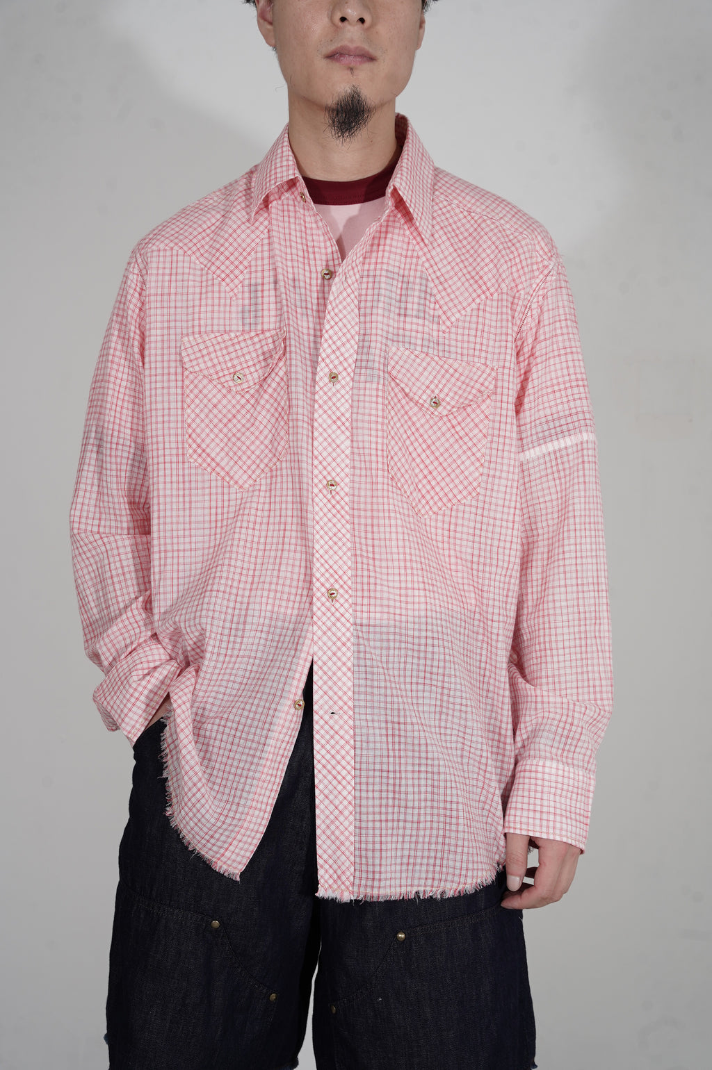 MAATEE&SONS "GUPTA WESTERN with ELEPHANT" [WHITE×RED]