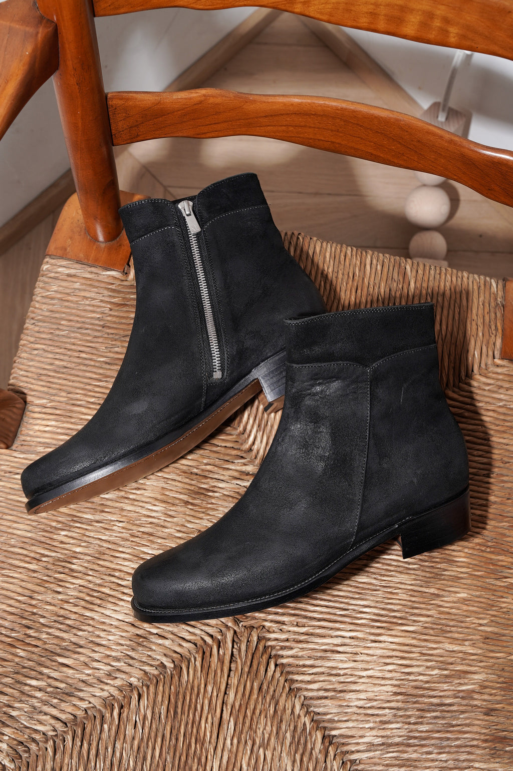 Post Production "Side Zip Boots" [BLACK]