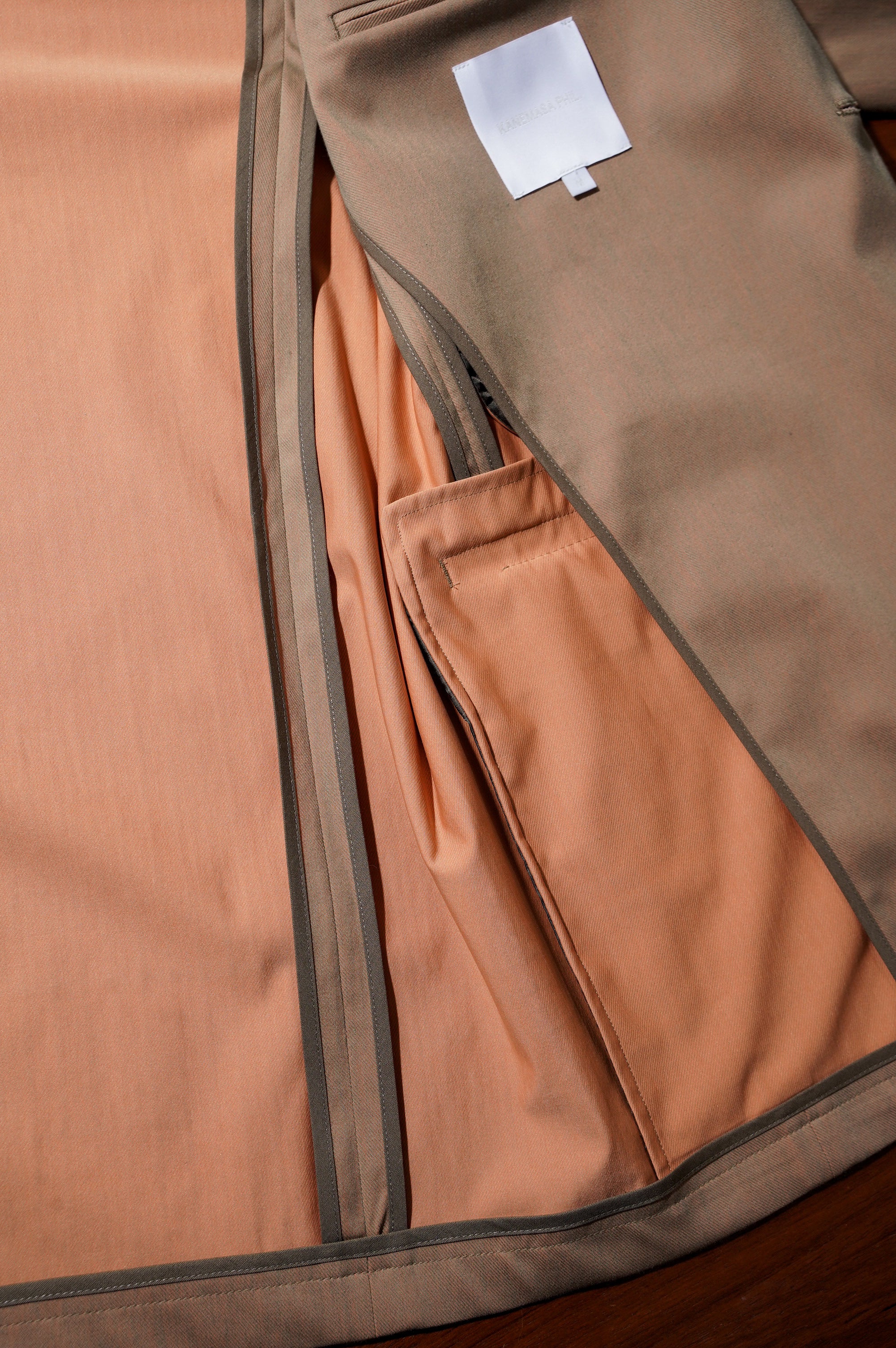 KANEMASA PHIL. "46G SOLARO 2B JACKET" [KHAKI ORANGE]