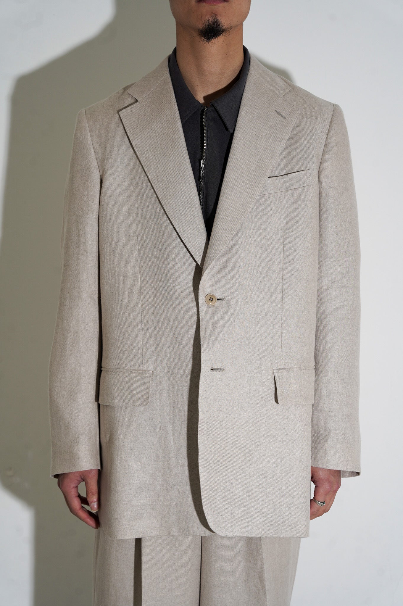 REVERBERATE "TAILORED JACKET" [ECRU]