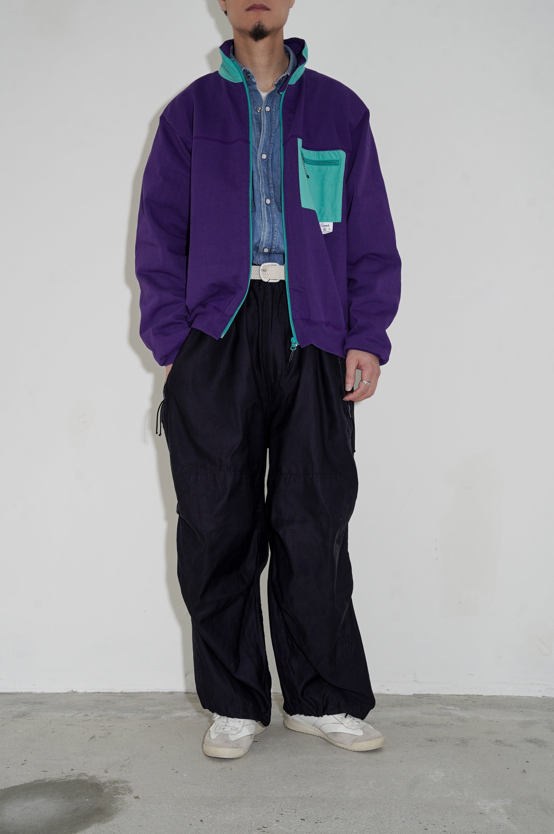 Gurank "14/2 LW Cardigan" [PURPLE]