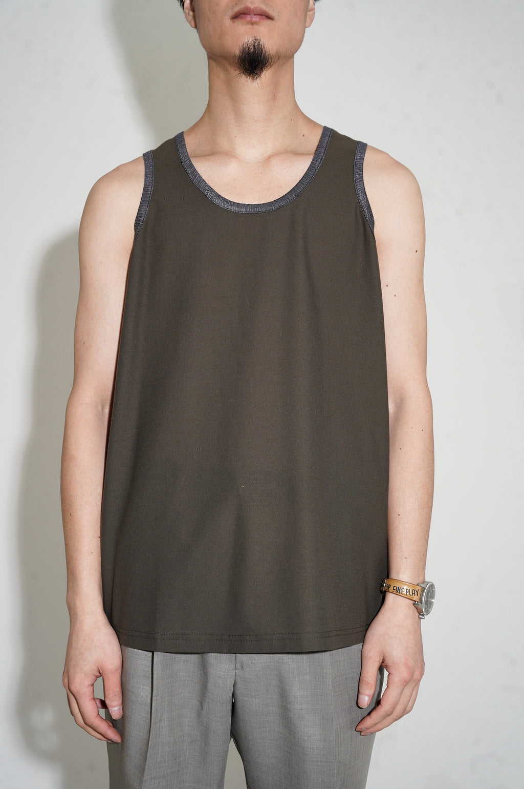 m's braque "TANK TOP" [KHAKI]