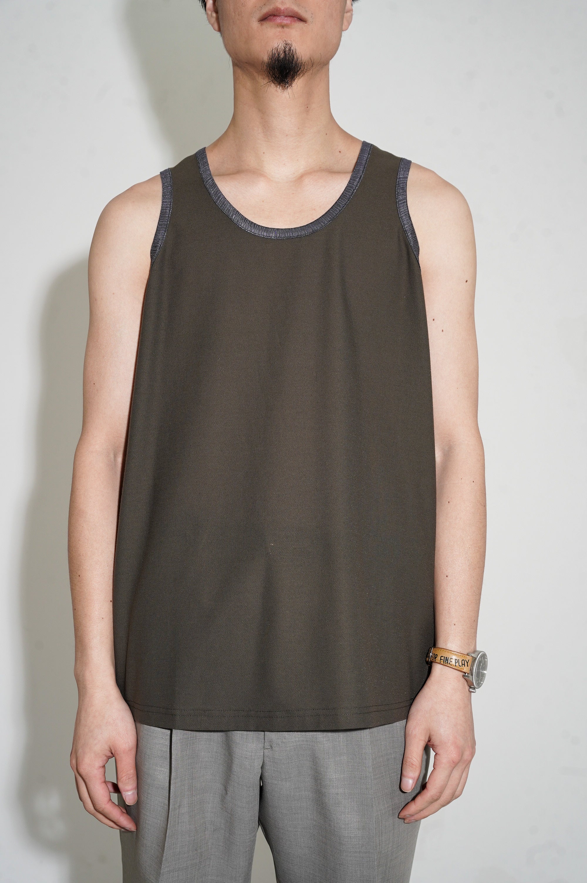 m's braque "TANK TOP" [KHAKI]
