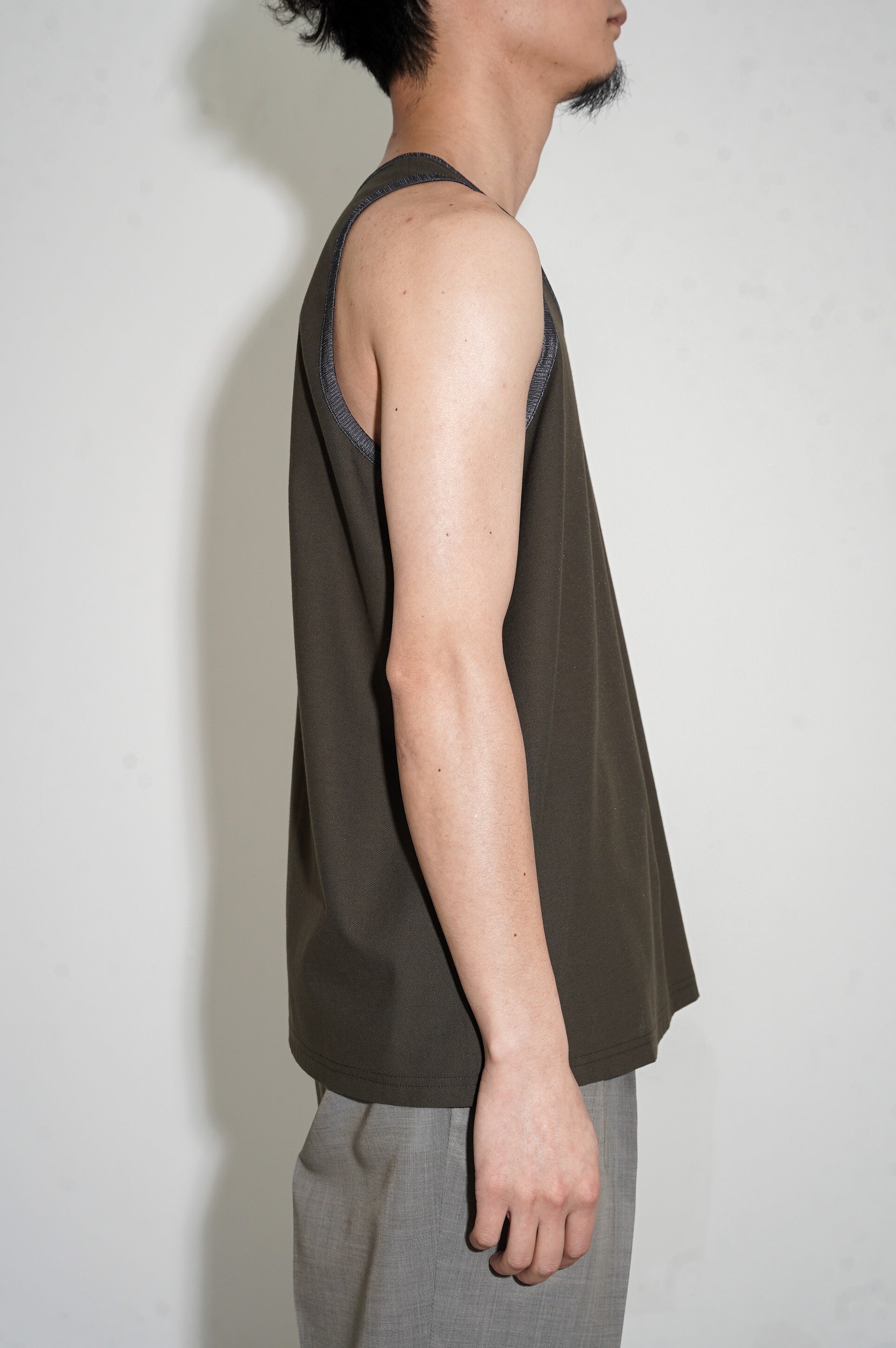 m's braque "TANK TOP" [KHAKI]