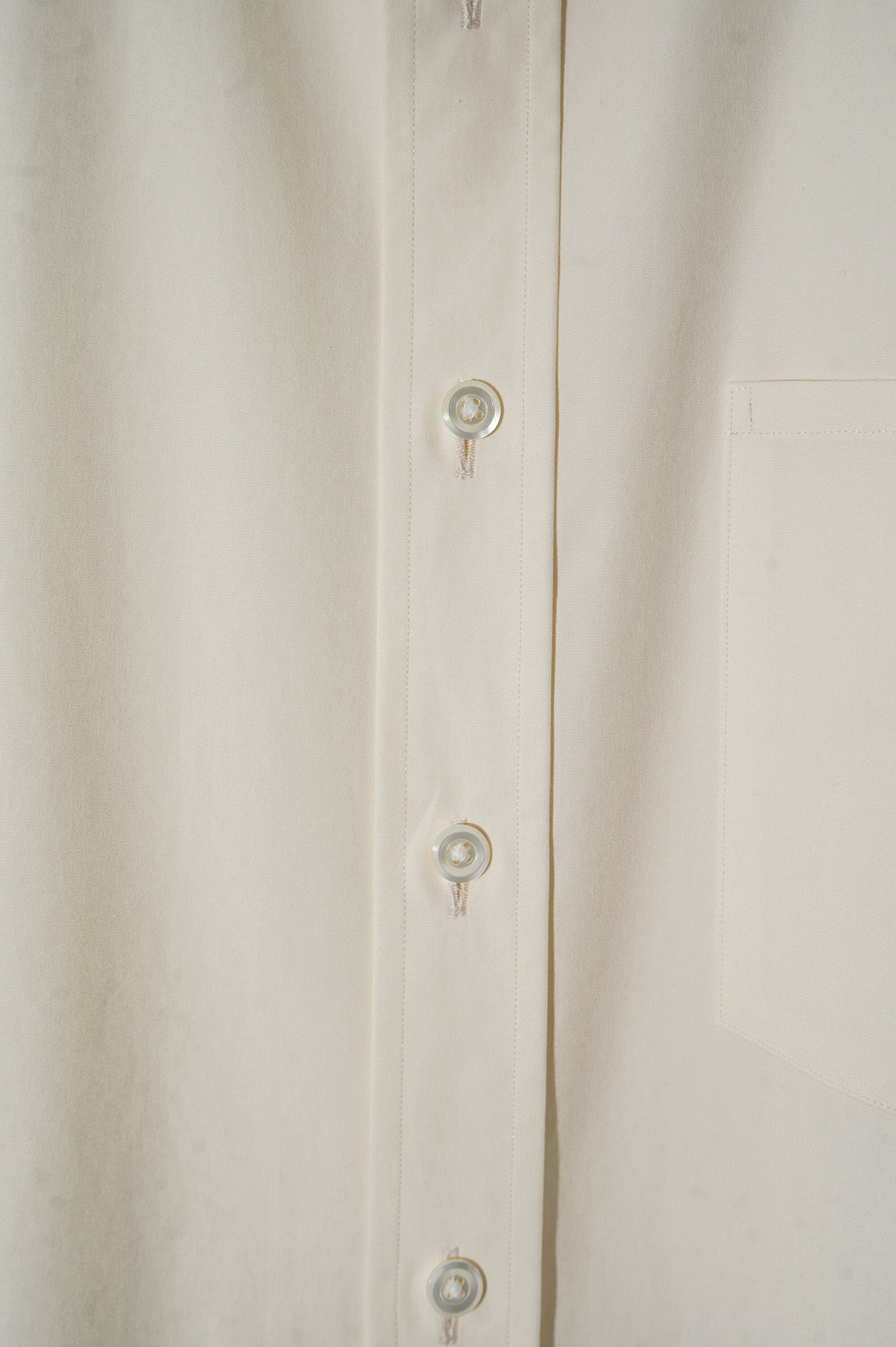 REVERBERATE "REGULAR COLLAR SHIRT" [ECRU]