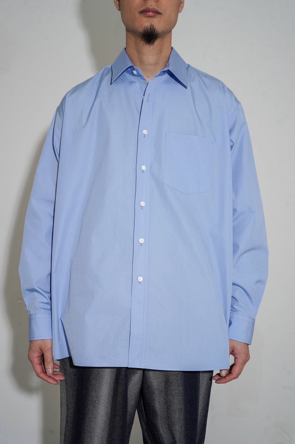 REVERBERATE "REGULAR COLLAR SHIRT" [LIGHT BLUE]