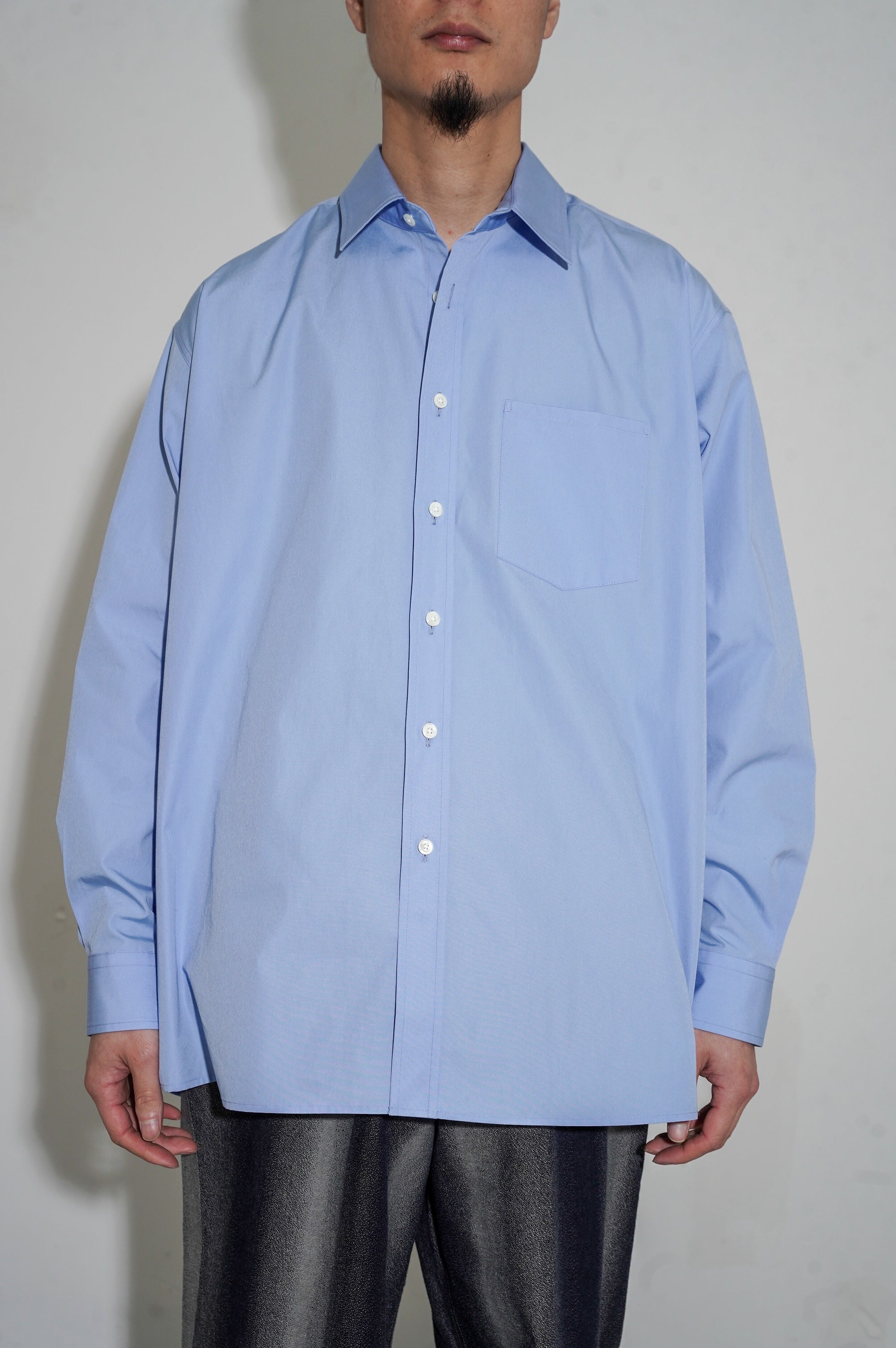 REVERBERATE "REGULAR COLLAR SHIRT" [LIGHT BLUE]