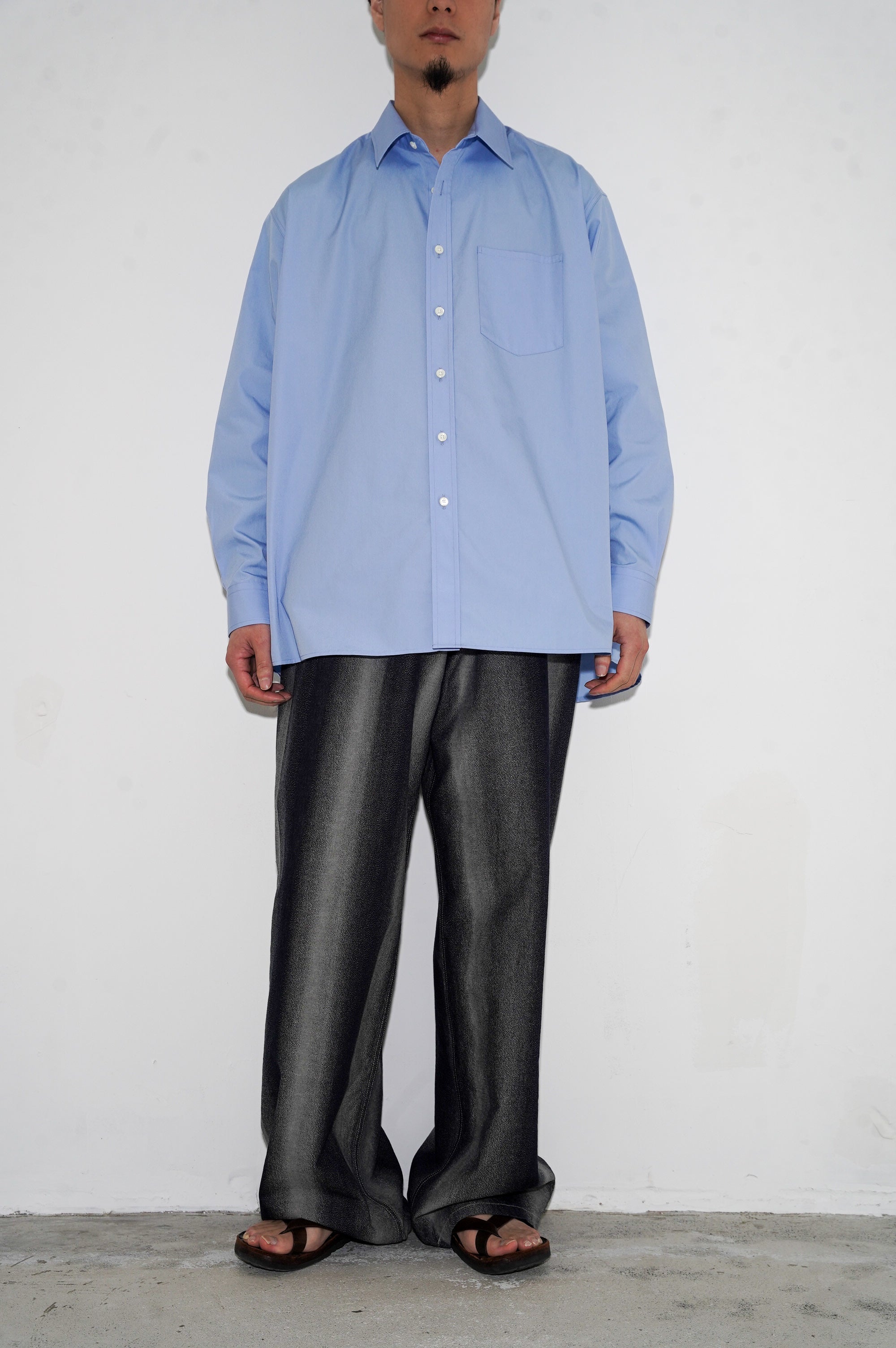 REVERBERATE "REGULAR COLLAR SHIRT" [LIGHT BLUE]