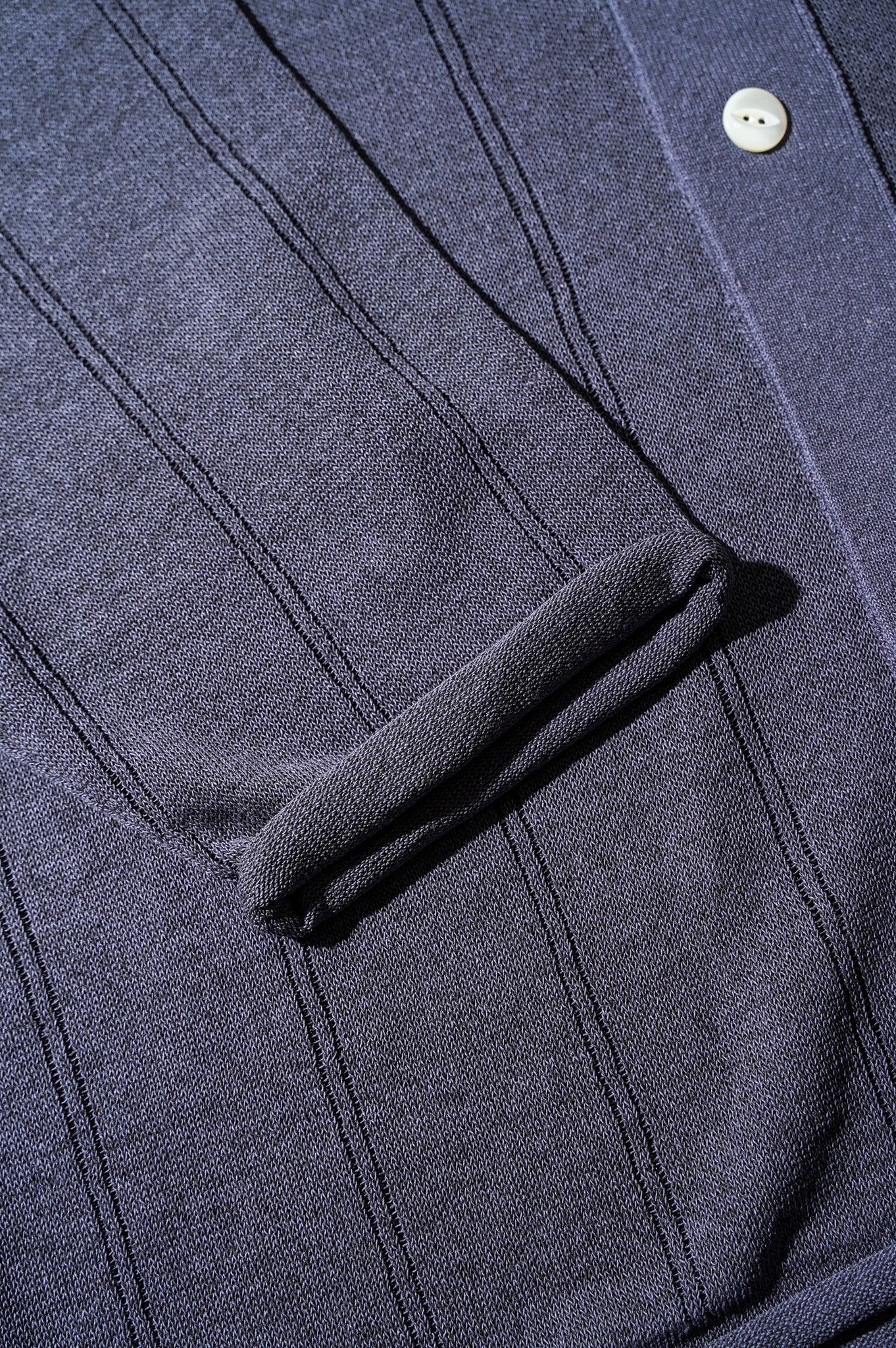 Olde H & Daughter "JYARI JYARI SILK SHIRT C/D" [CHARCOAL]