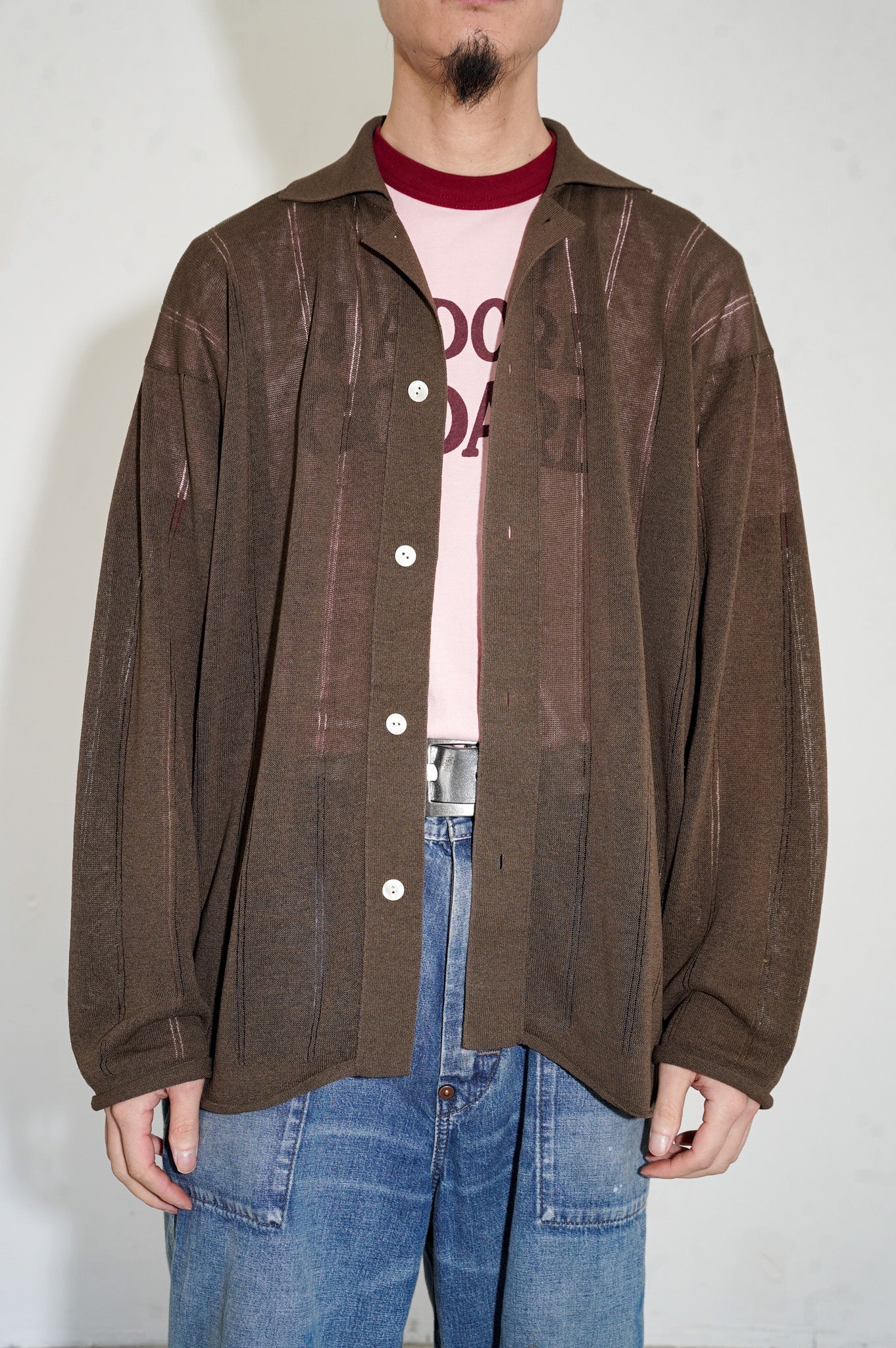 Olde H & Daughter "JYARI JYARI SILK SHIRT C/D" [ARGAE]