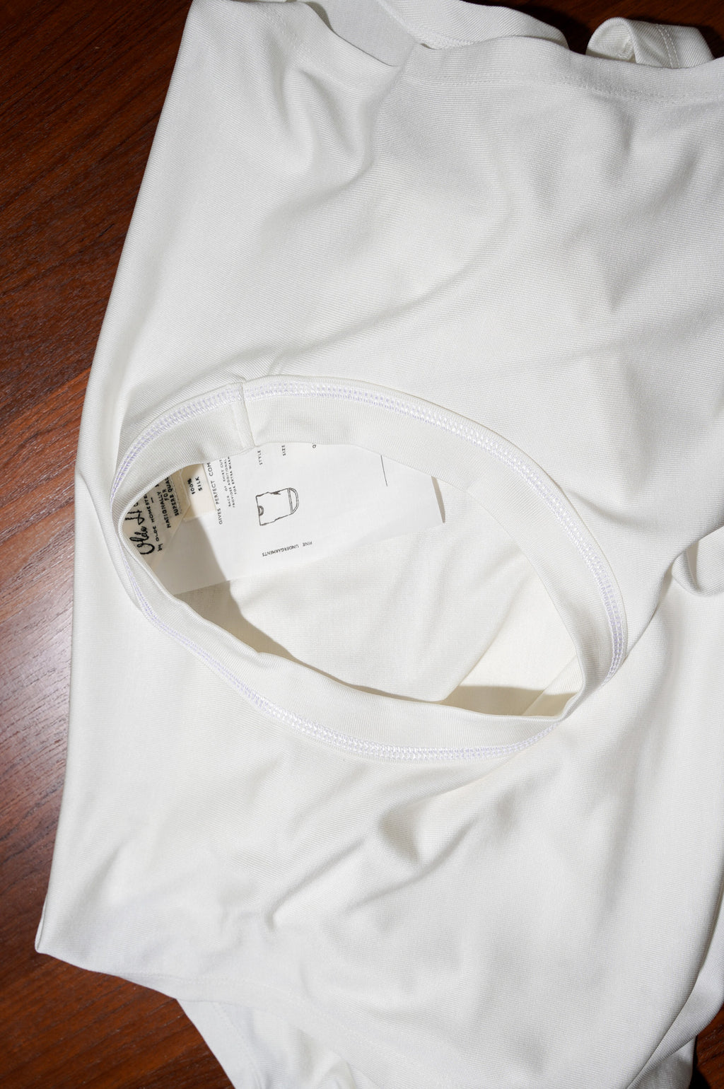 Olde H & Daughter "Silk Tight Tension MIDDLE PLAIN STITCHES N/S" [OFF WHITE]