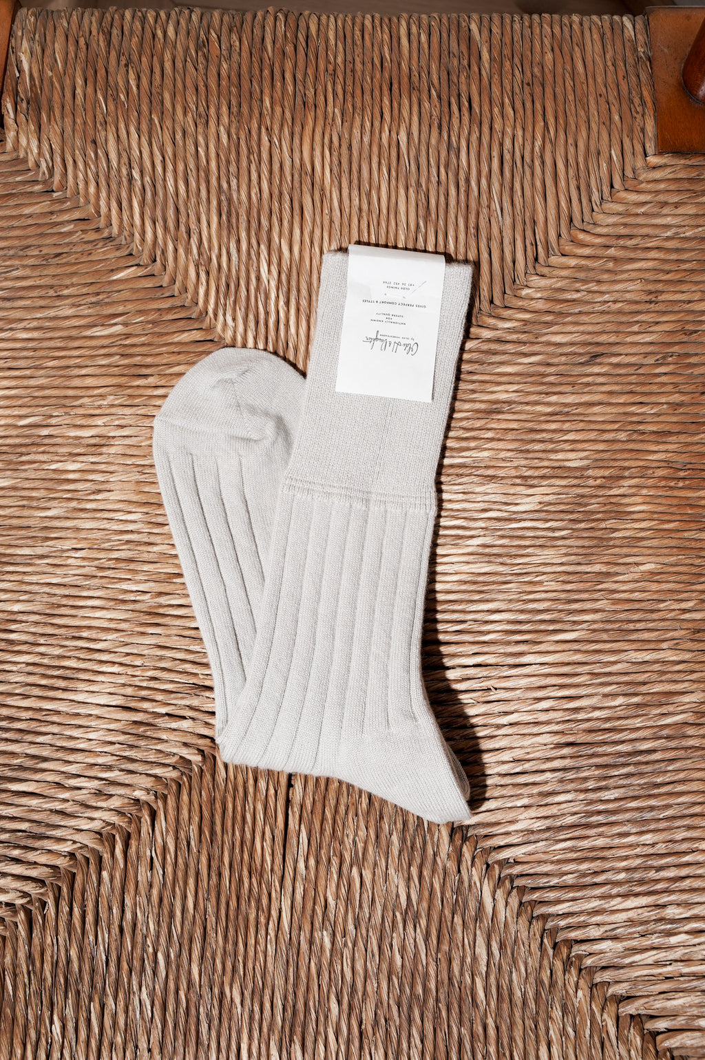 Olde H & Daughter "CASHMERE RIB SOCKS"
