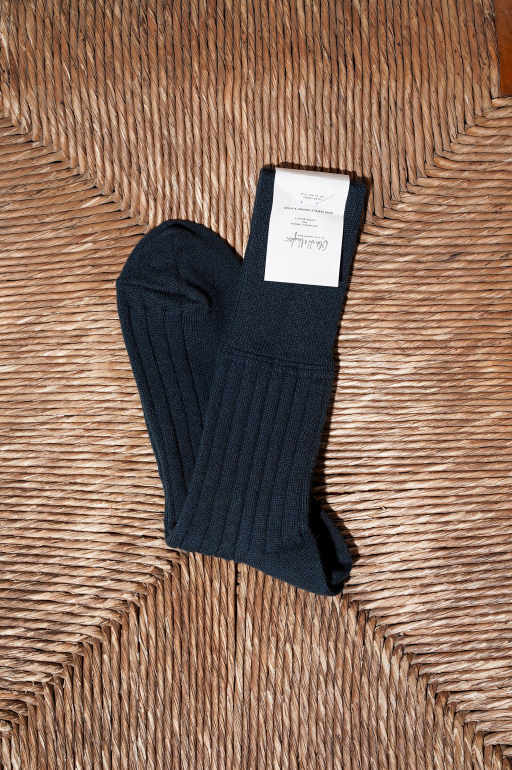 Olde H & Daughter "CASHMERE RIB SOCKS"