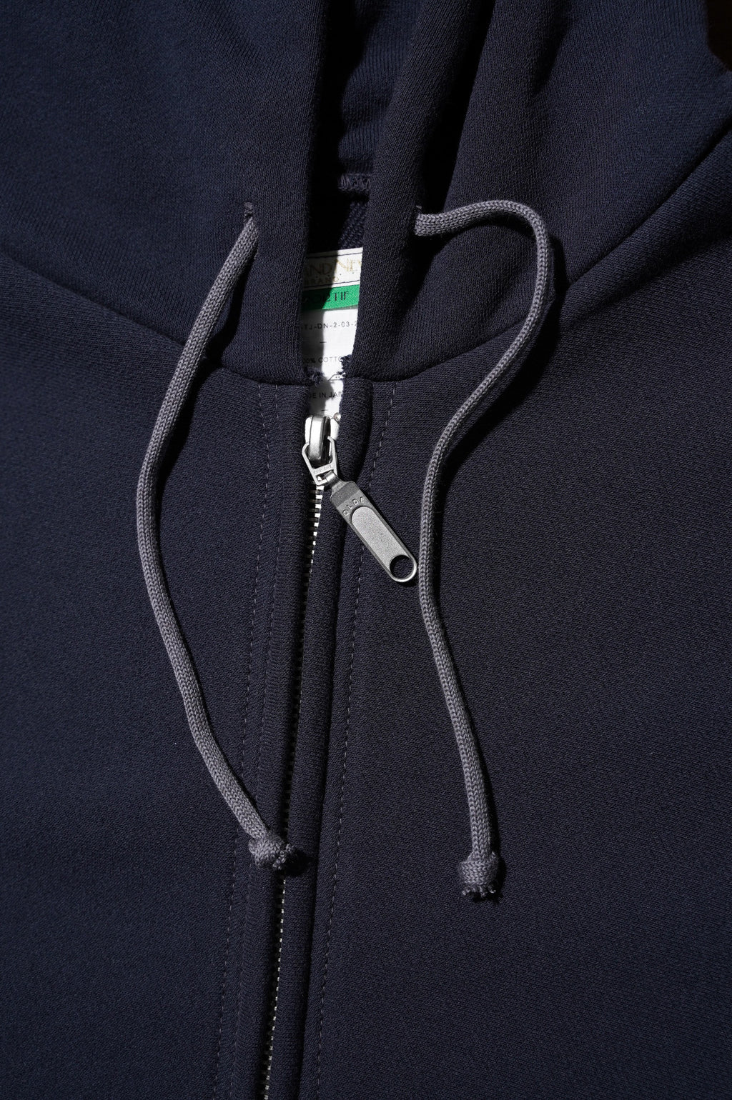 YE OLDE AND NEWMAN "HOODED FULL ZIP TOP" [DARK NAVY]