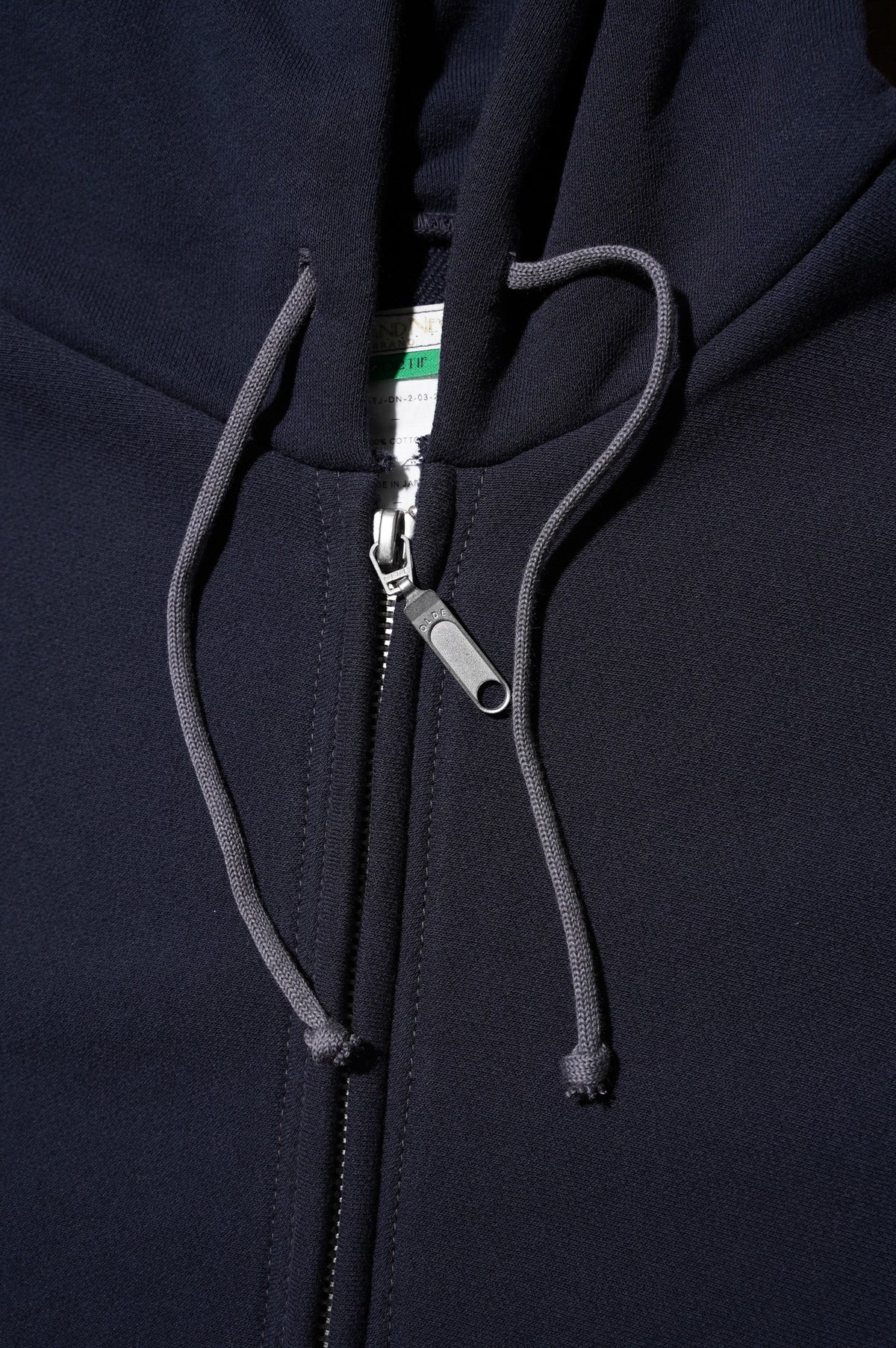 YE OLDE AND NEWMAN "HOODED FULL ZIP TOP" [DARK NAVY]