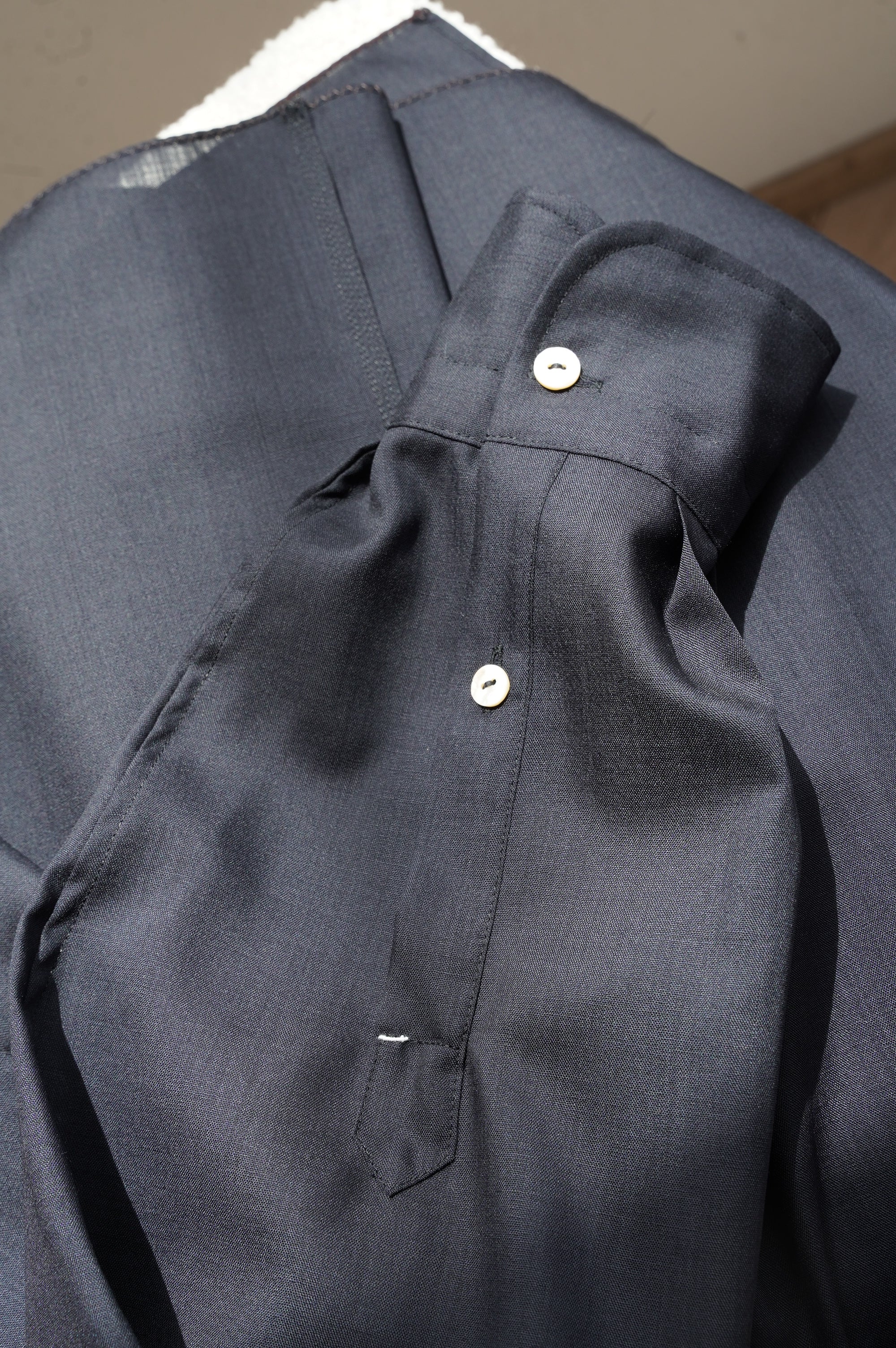 MAATEE&SONS "ARTI SHIRTS H WOOL" [NAVY]