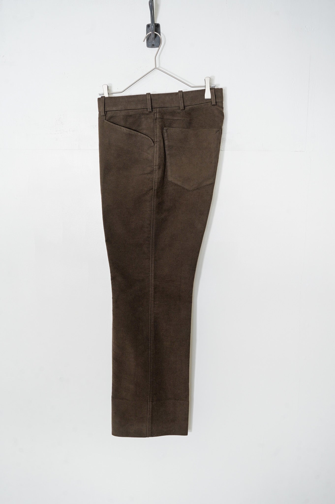 MAATEE&SONS "L POCKET NO PLEATS SLACKS"[D.BROWN]