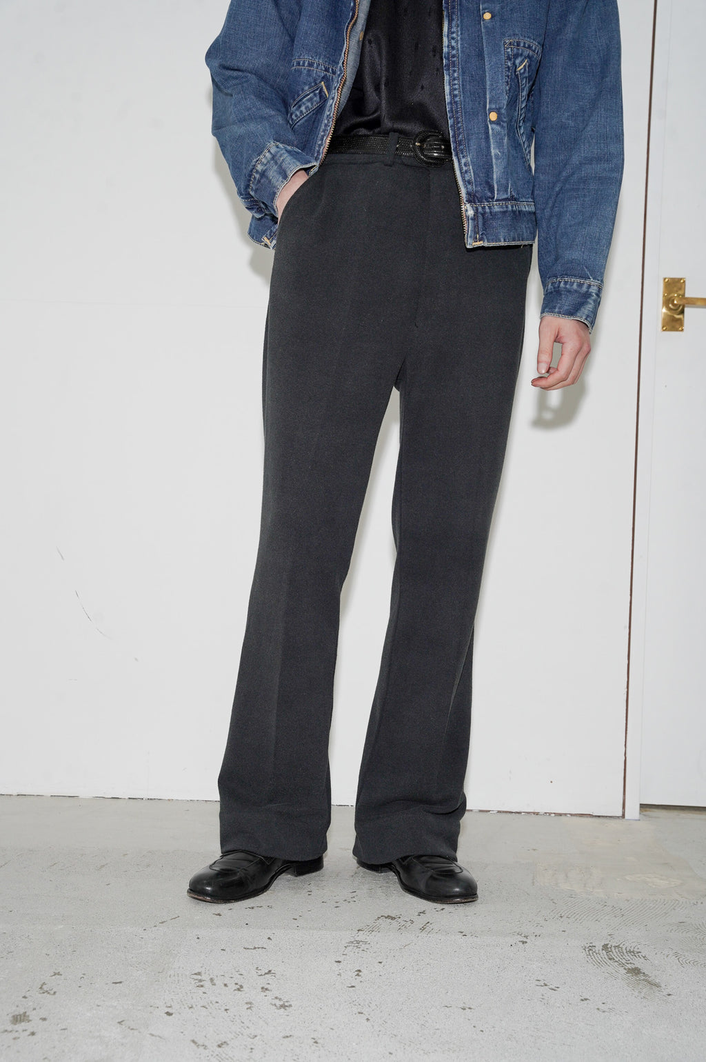 YE OLDE AND NEWMAN "SPORT SLACKS" [FADED BLACK]