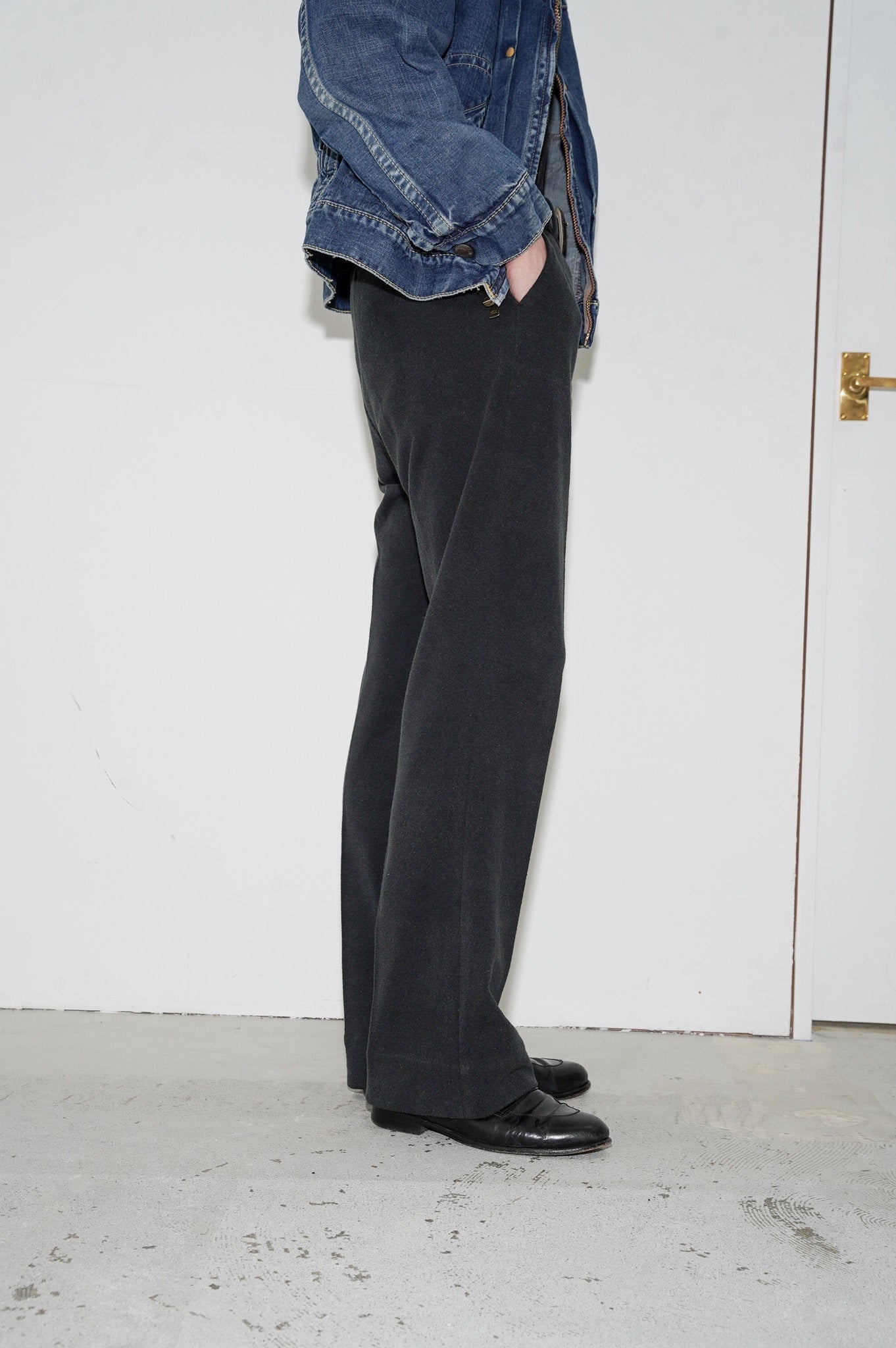 YE OLDE AND NEWMAN "SPORT SLACKS" [FADED BLACK]
