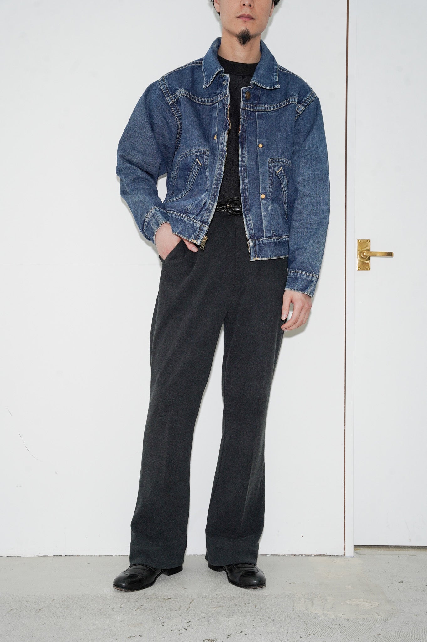 YE OLDE AND NEWMAN "SPORT SLACKS" [FADED BLACK]