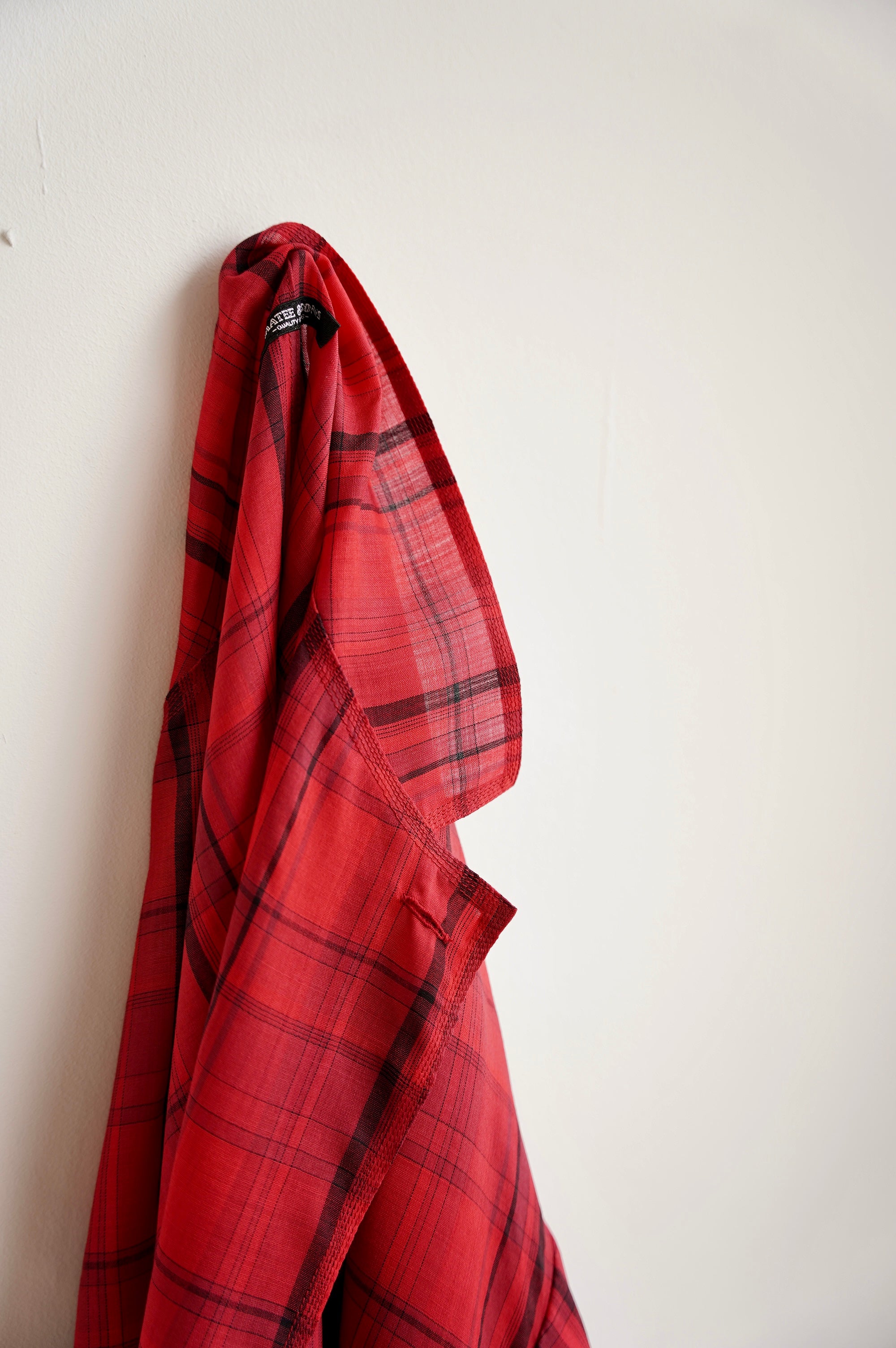 MAATEE&SONS "折って折ってJACKET H WOOL CHECK" [RED]
