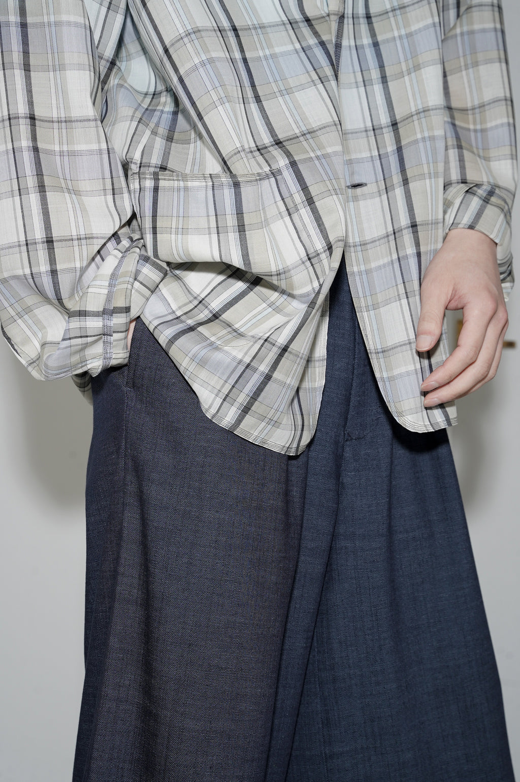 MAATEE&SONS "折って折ってJACKET H WOOL CHECK" [MIX]