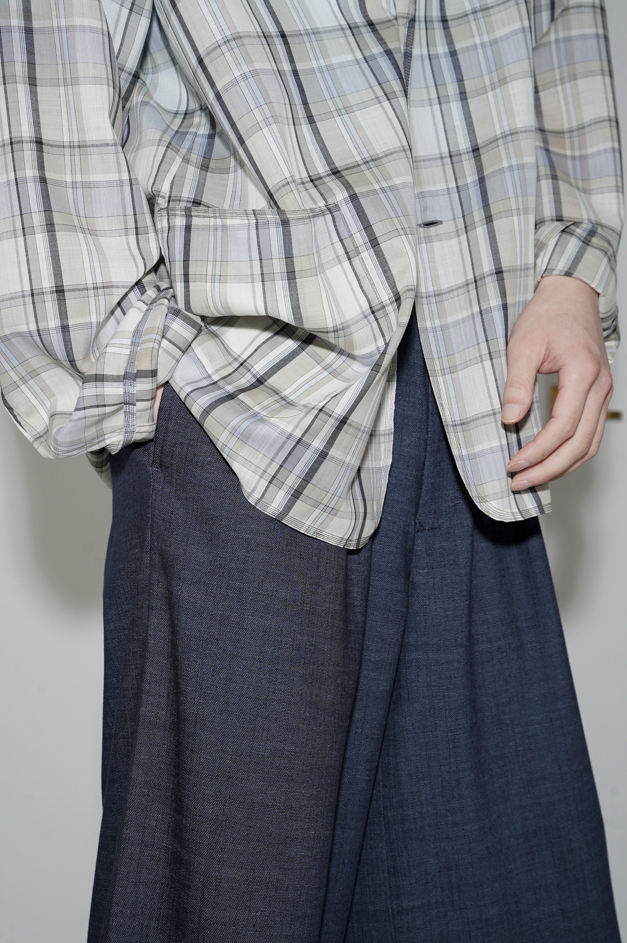 MAATEE&SONS "折って折ってJACKET H WOOL CHECK" [MIX]