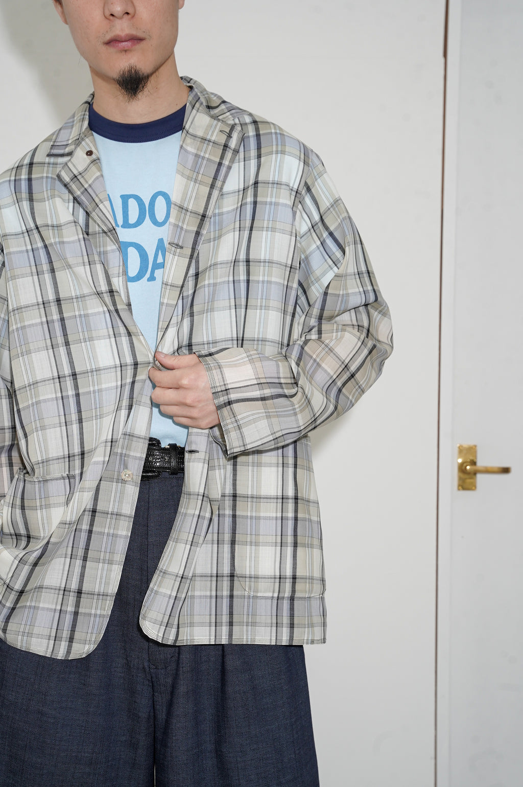 MAATEE&SONS "折って折ってJACKET H WOOL CHECK" [MIX]