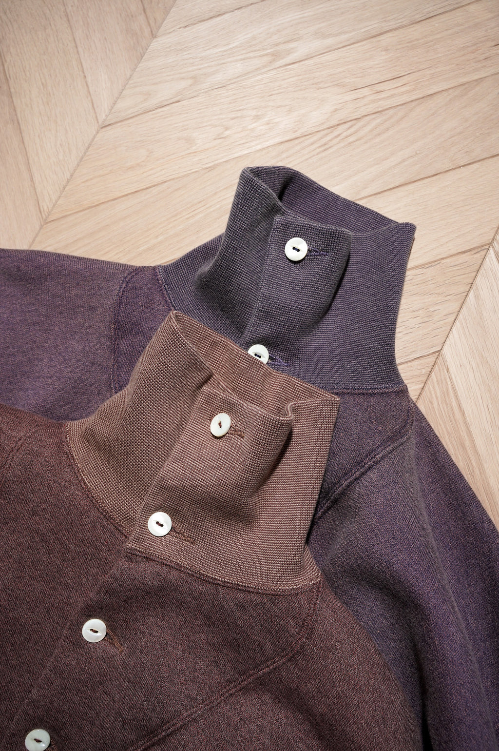 Olde Homesteader Extra Cotton Fleece "Stand Collar Long Sleeve"