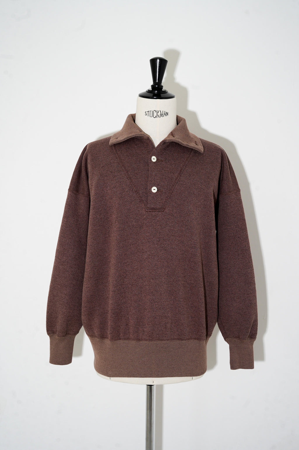 Olde Homesteader Extra Cotton Fleece "Stand Collar Long Sleeve"