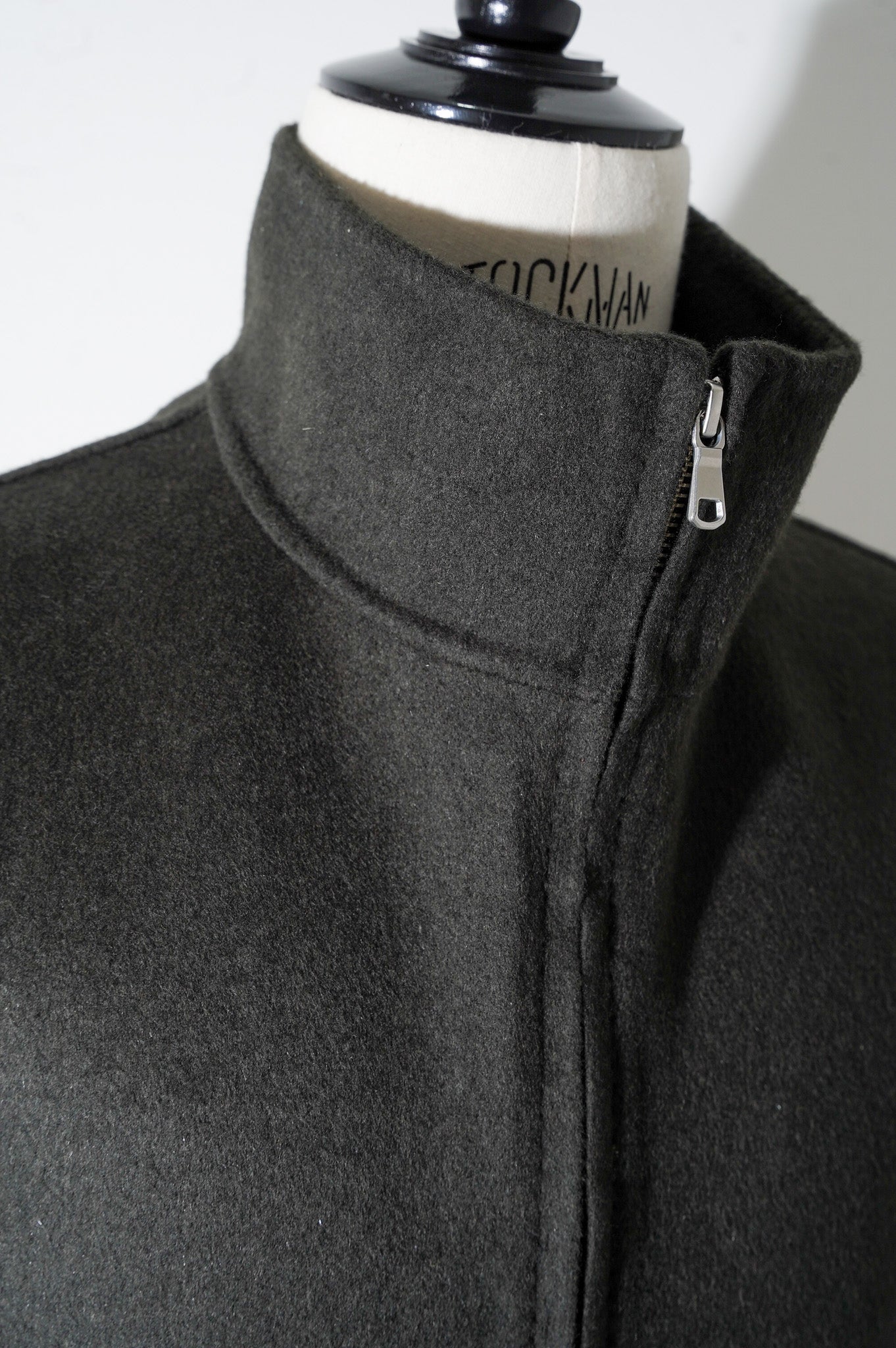 MAATEE&SONS "W Face Zip Vest" [Deep Khaki]