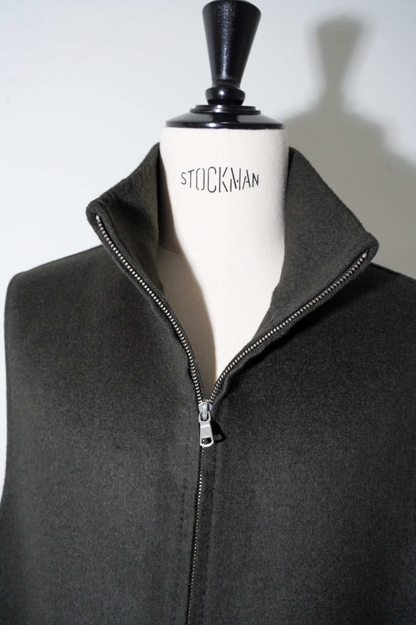 MAATEE&SONS "W Face Zip Vest" [Deep Khaki]