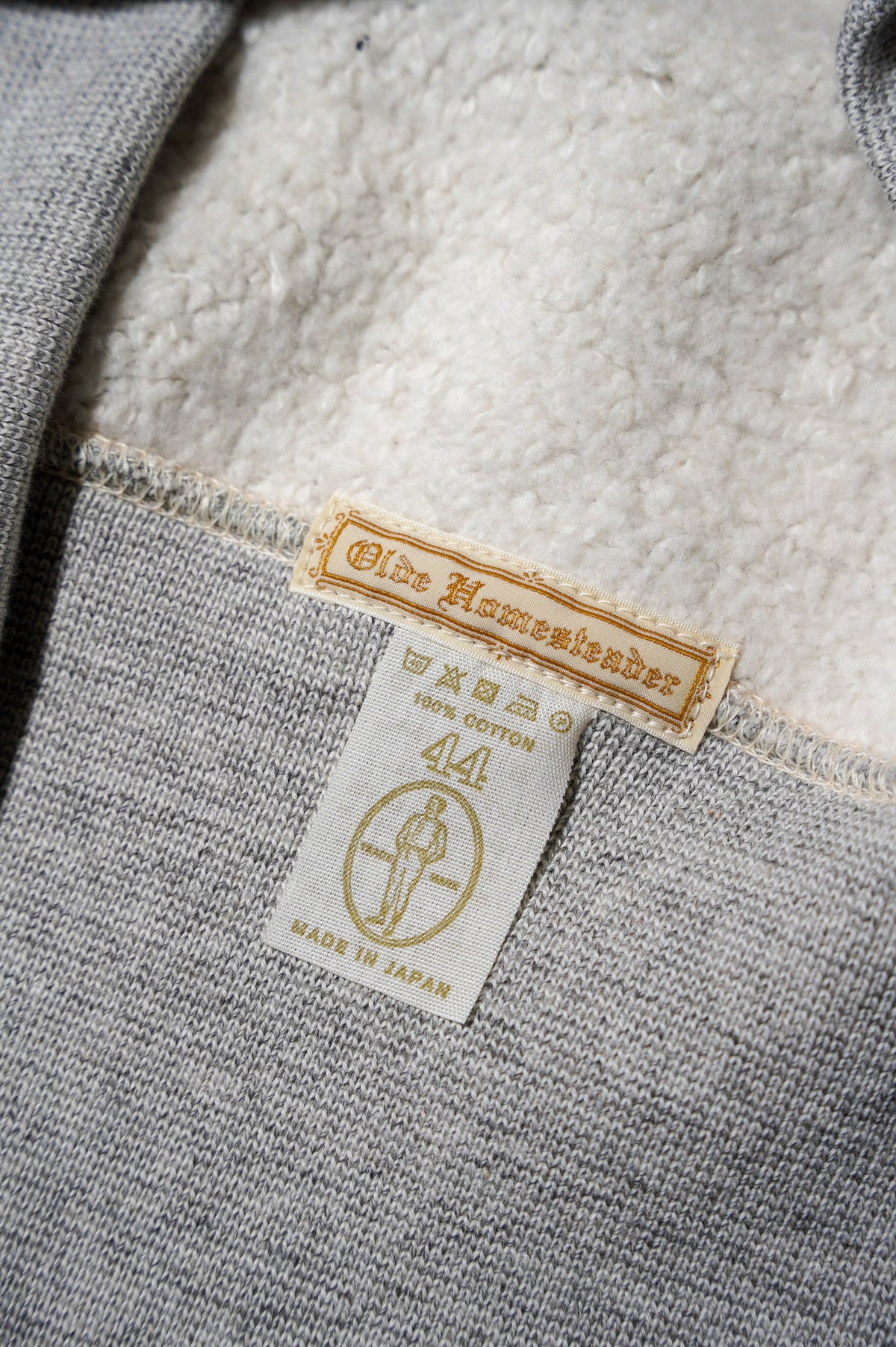 Olde Homesteader "Stand Collar Long Sleeve" [Top Gray]