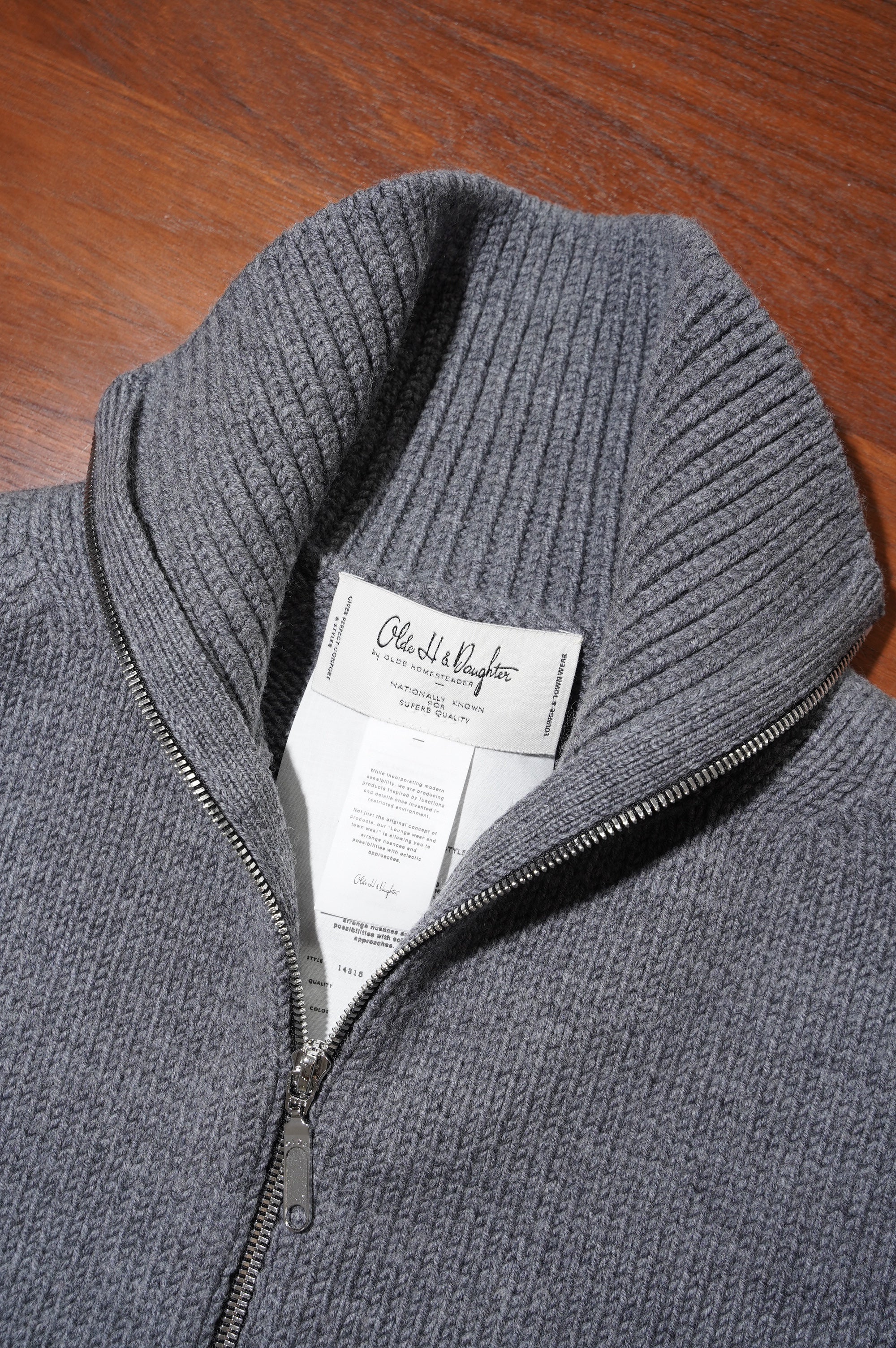 Olde H&Daughter "Wool Drivers JK" [Charcoal]